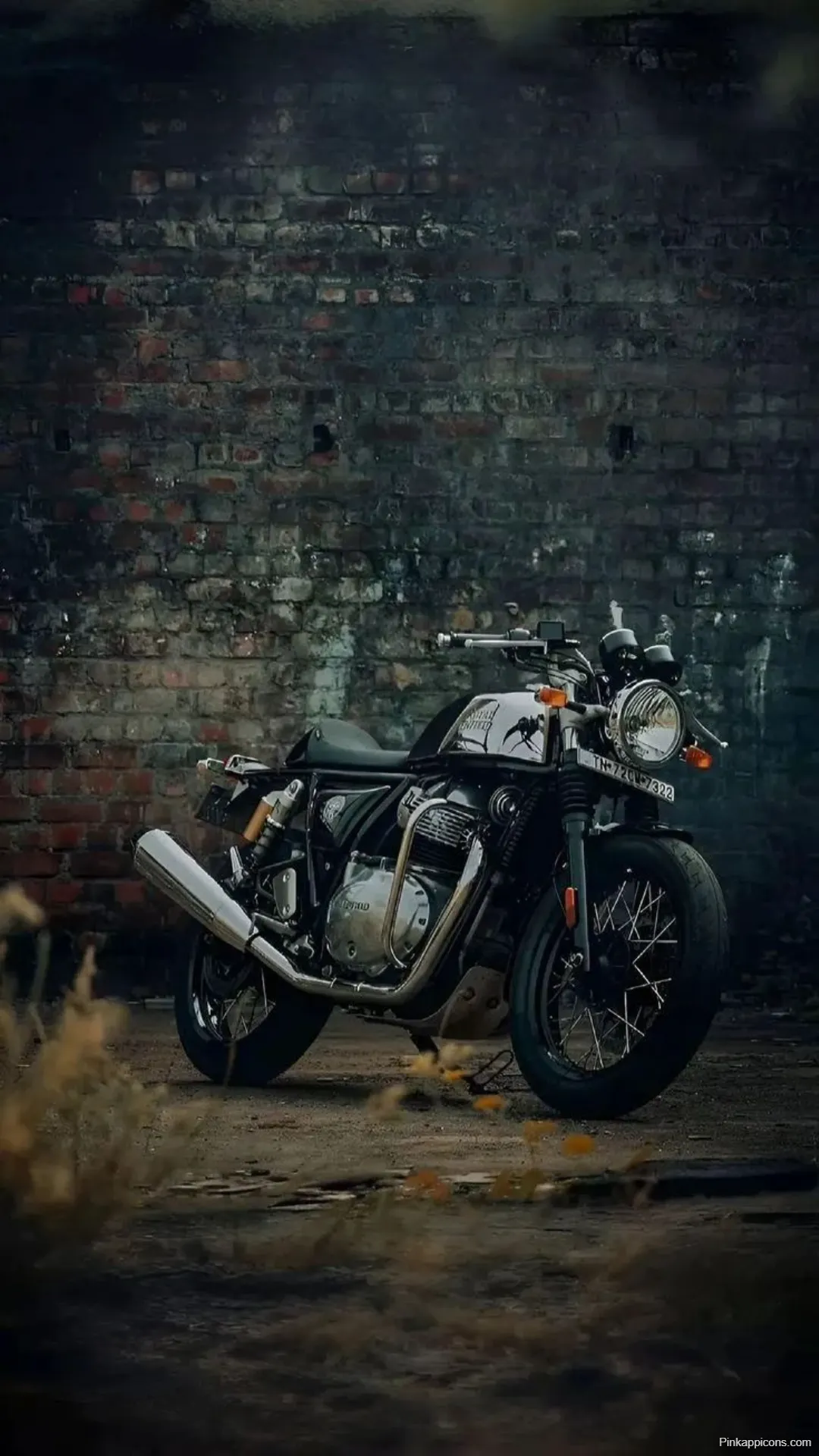 Bike Wallpapers Black Royal Enfield Interceptor 650 Vintage Look Bike-Wallpapers Black Royal Enfield Interceptor 650 Vintage Look