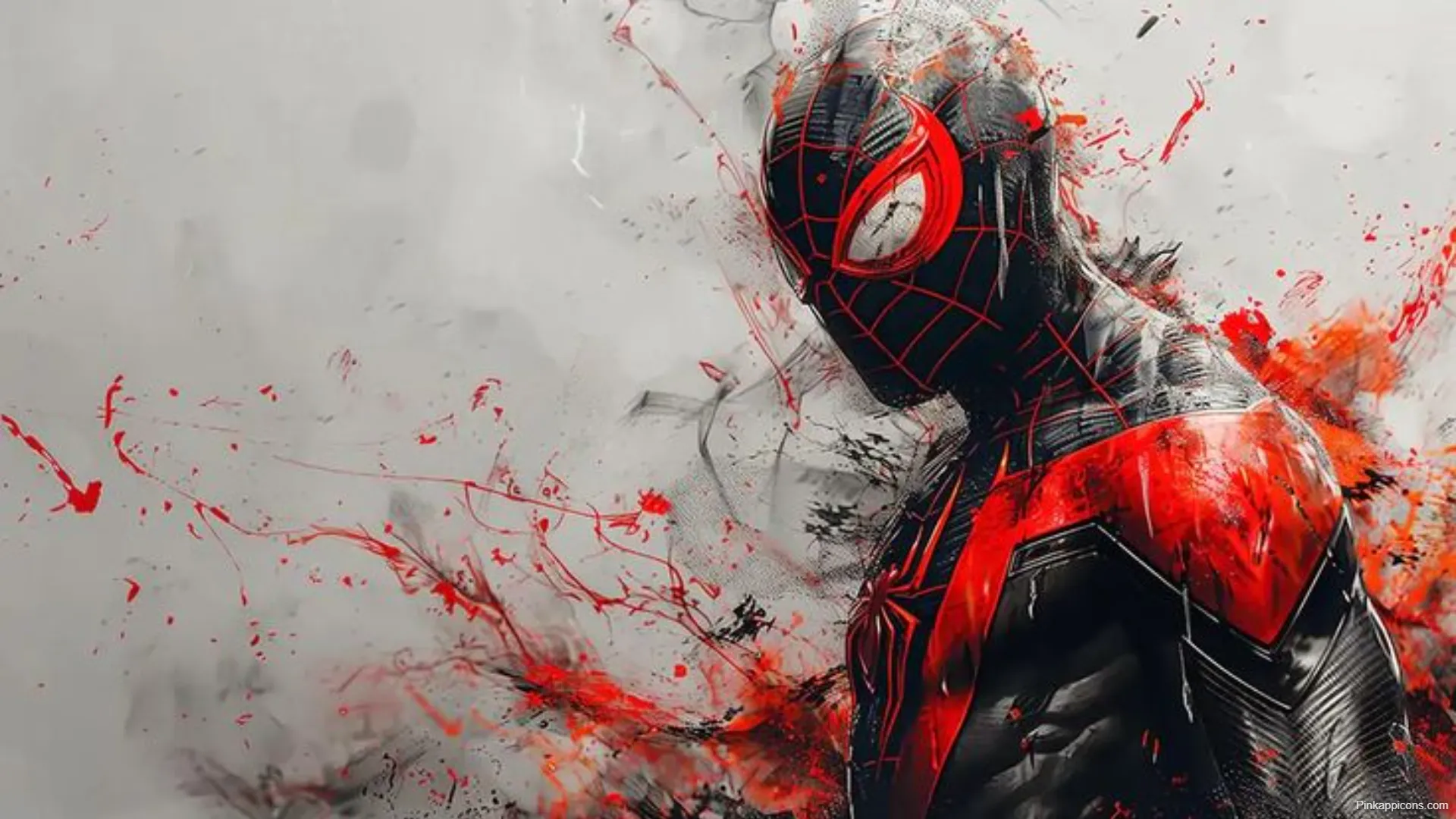 Epic Red and Black Miles Morales Dynamic Laptop Wallpapers Epic Red and Black Miles Morales Dynamic Laptop-Wallpapers