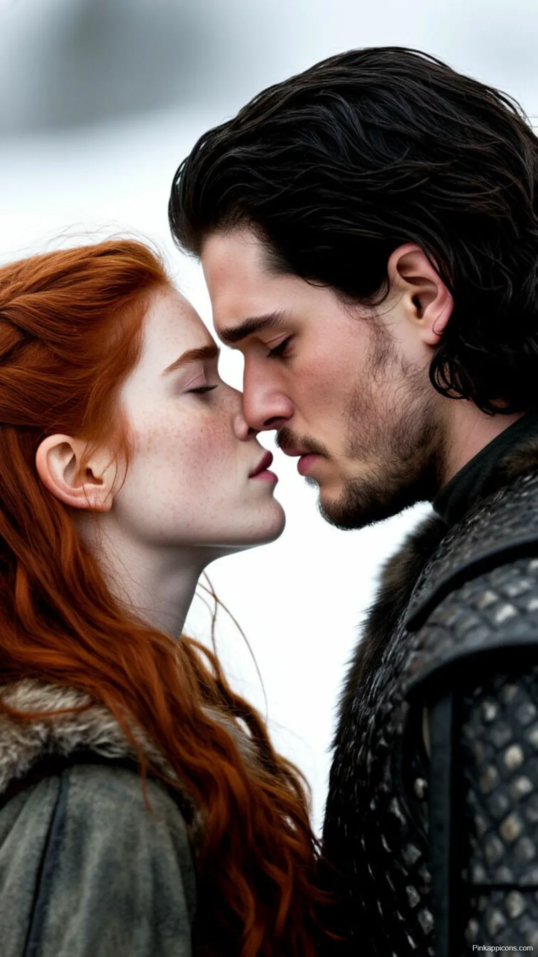Game of Thrones Wallpapers Jon Snow and Ygritte Kiss