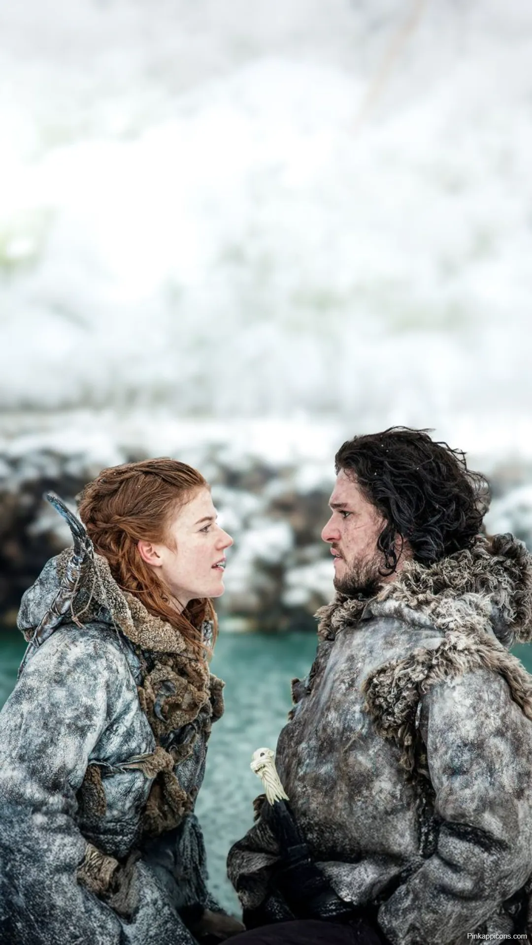 Game of Thrones Wallpapers Jon Snow and Ygritte in the North