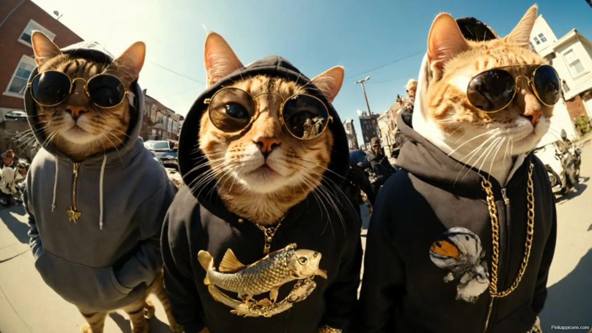 Hilarious Cat Meme Laptop Wallpapers Cool Cats in Hoodies Gold Chains Hilarious Cat Meme Laptop-Wallpapers Cool Cats in Hoodies & Gold Chains