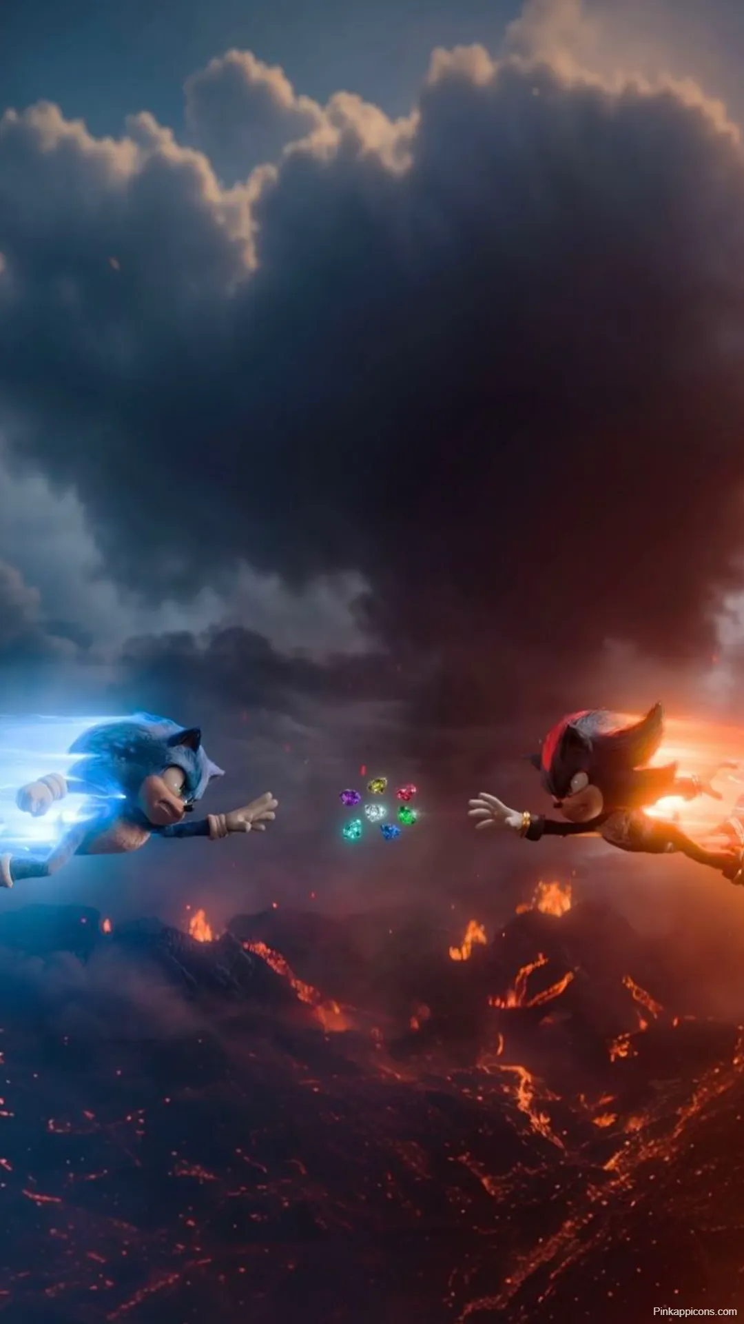Hyper Sonic Wallpapers Sonic vs. Shadow for the Chaos Emeralds Hyper Sonic Wallpapers Sonic vs. Shadow for the Chaos Emeralds