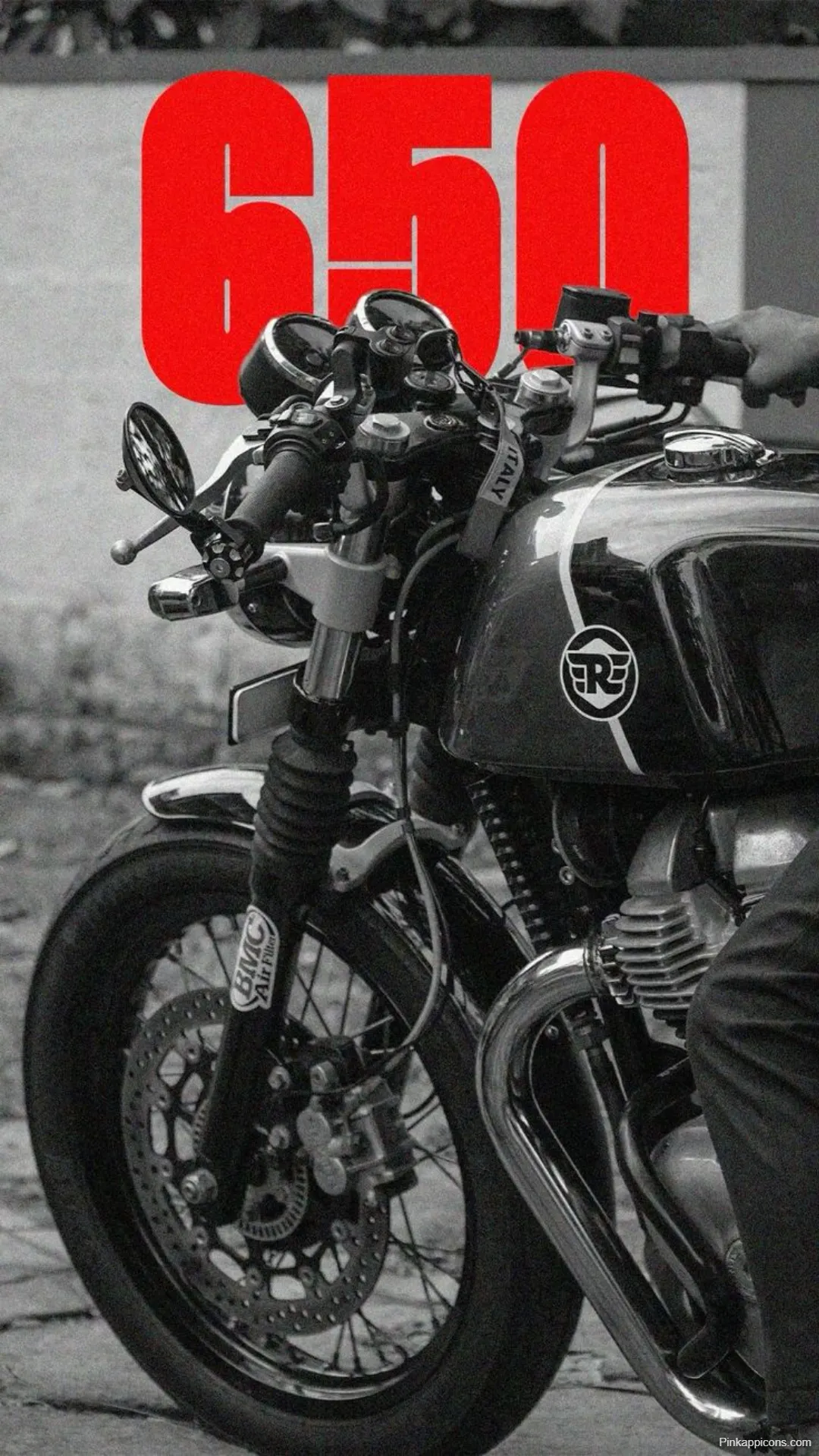Royal Enfield 650 Graphic Poster Edgy BW Bike Wallpapers HD Royal Enfield 650 Graphic Poster Edgy B&W Bike-Wallpapers HD