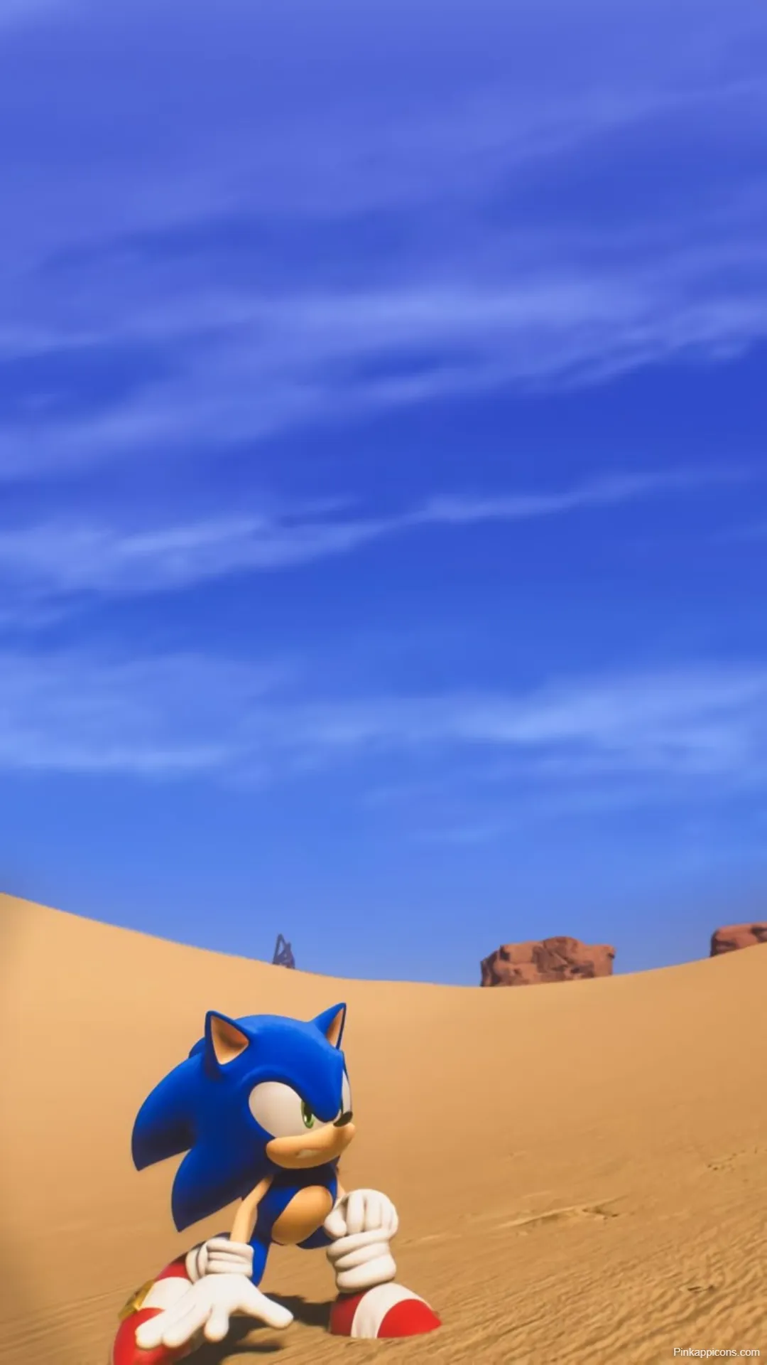 Serene Sonic in the Desert Wallpaper Hyper Sonic Wallpapers Serene Sonic in the Desert Wallpaper Hyper-Sonic-Wallpapers