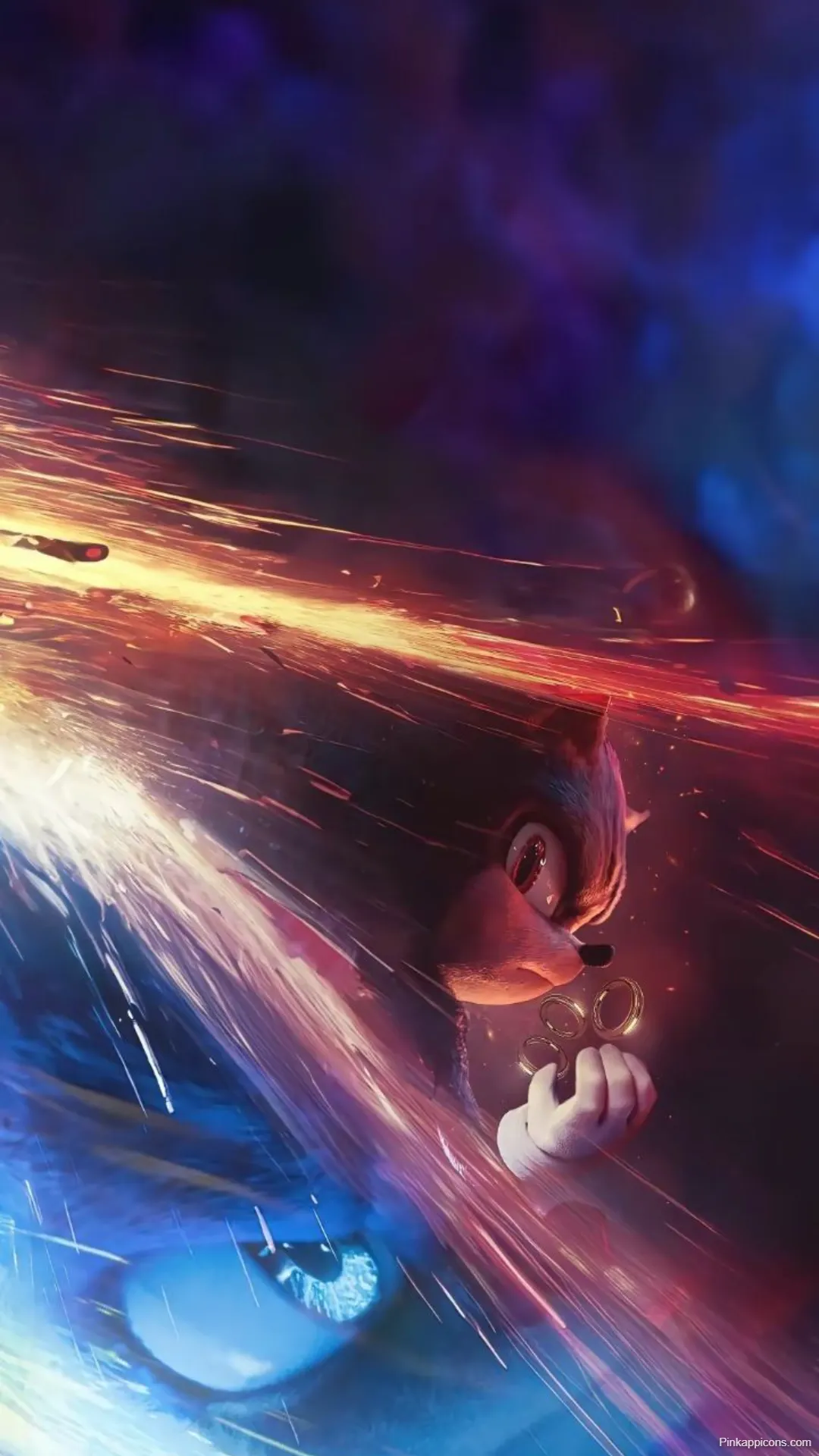 Sonic at Lightspeed with Rings Wallpaper Hyper Sonic Wallpapers Sonic at Lightspeed with Rings Wallpaper Hyper-Sonic-Wallpapers