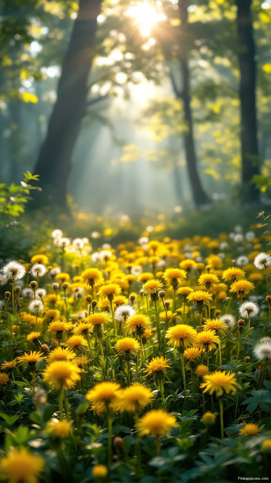 Sunrise Wallpapers Golden Sunrise Over Dandelion Field Sunrise Wallpapers Golden Sunrise Over Dandelion Field