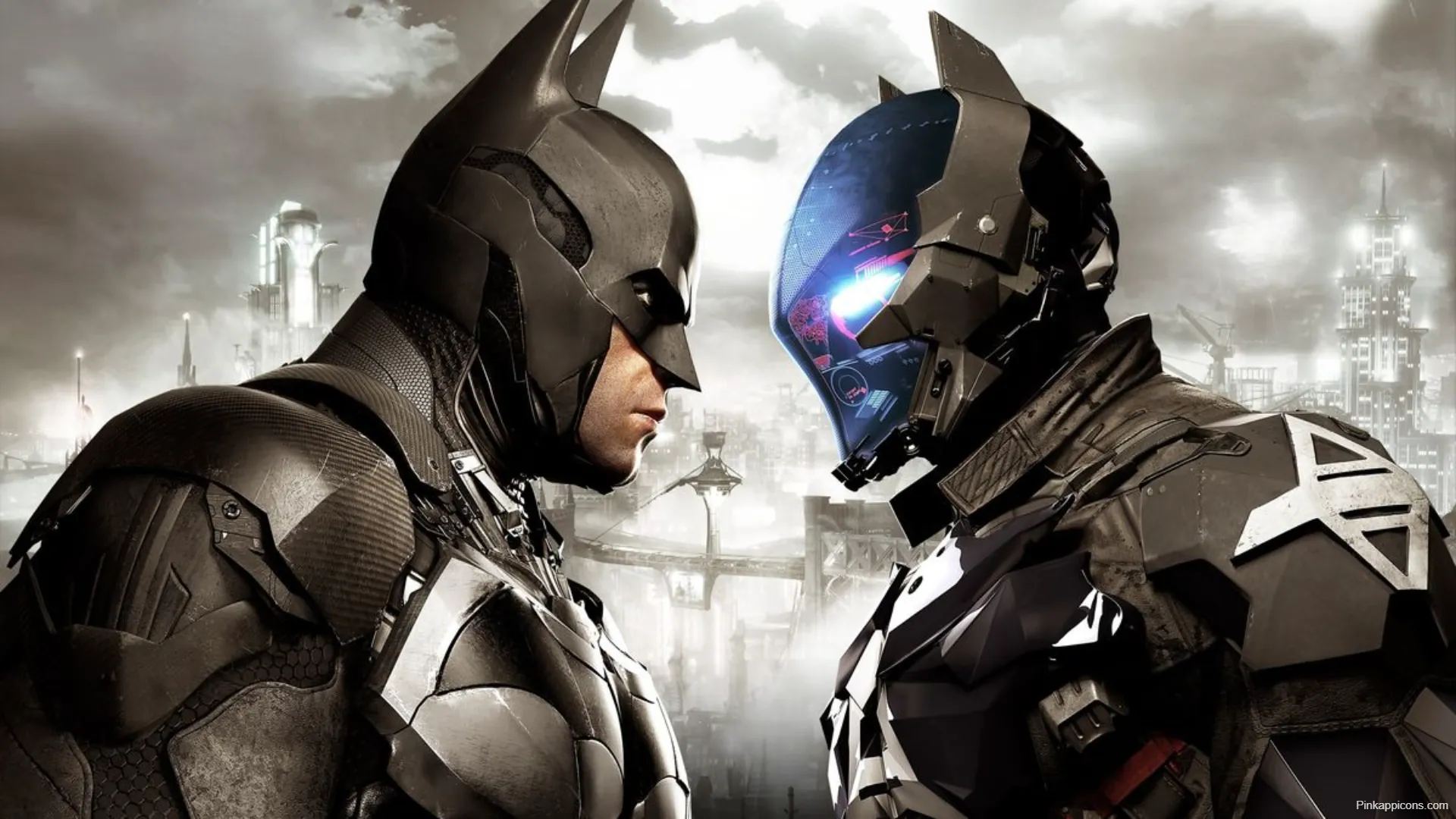 Batman vs. Arkham Knight Desktop Wallpaper Epic Showdown in Gotham Wallpaper Batman vs. Arkham Knight Desktop Wallpaper Epic Showdown in Gotham Wallpaper