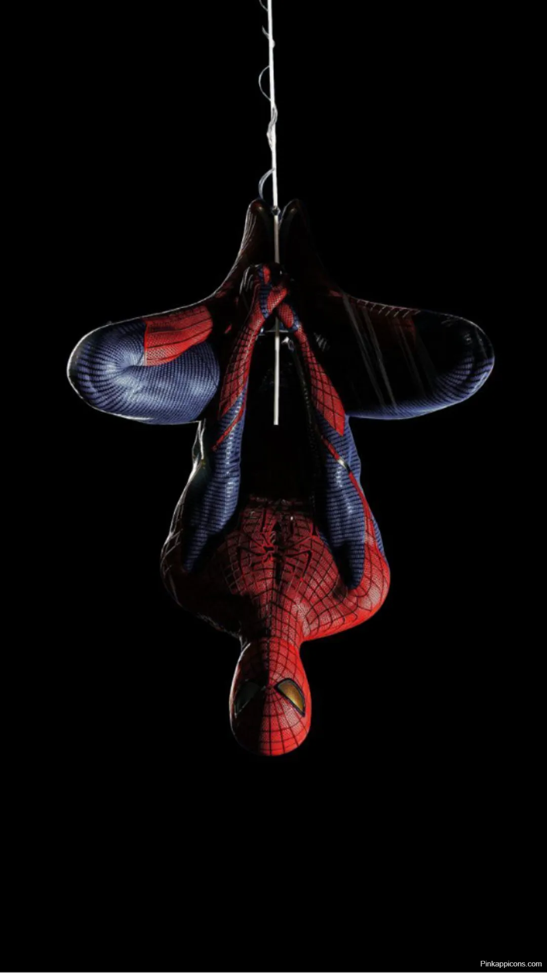 Classic Spider Man Wallpapers on Black Background Hanging Hero Minimalist Wallpaper HD Classic Spider-Man-Wallpapers on Black Background Hanging Hero Minimalist Wallpaper HD
