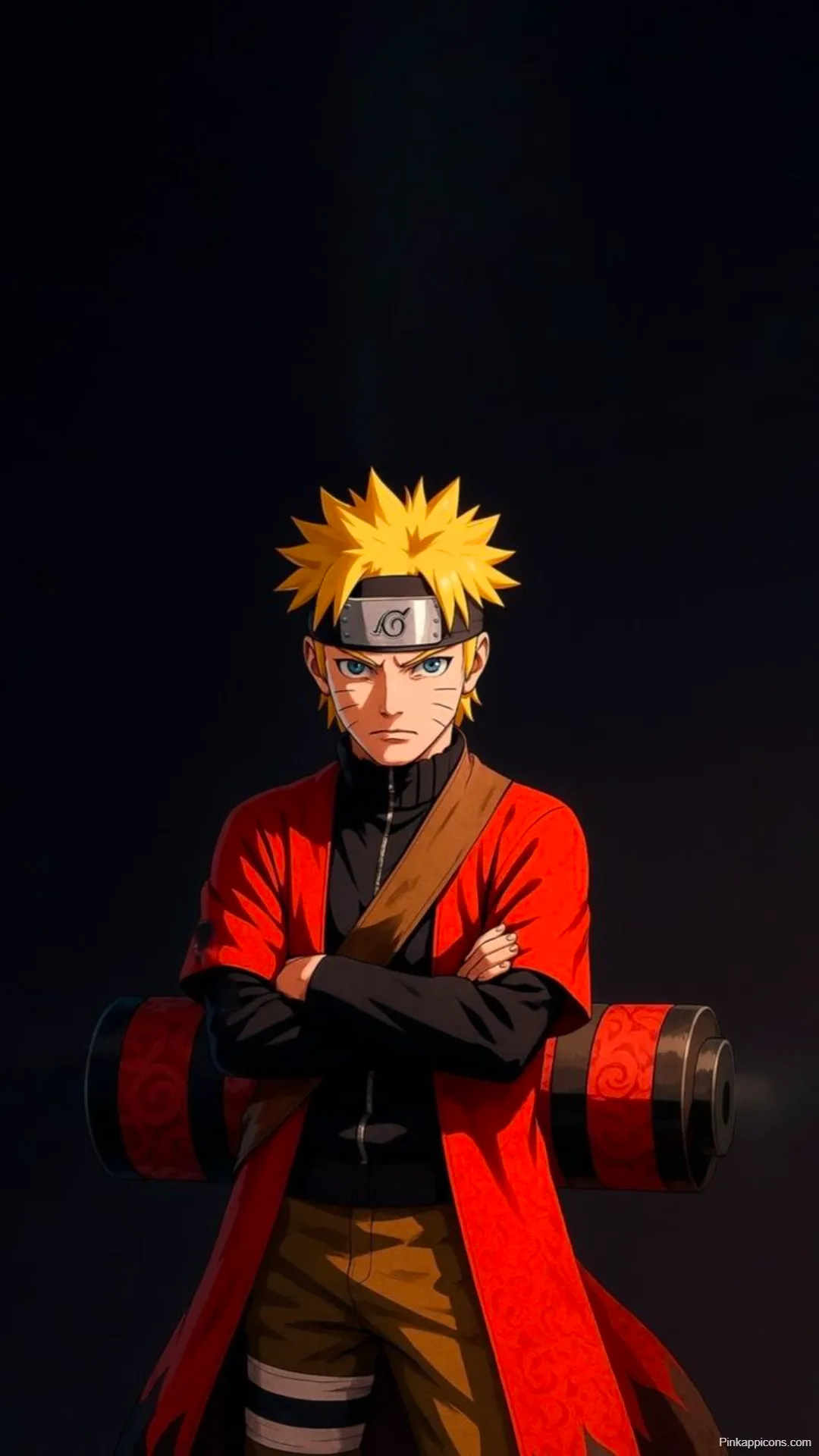 Cool Anime Wallpapers Naruto Uzumaki Older Design with Red Coat and ScrolI Cool Anime Wallpapers Naruto Uzumaki (Older Design) with Red Coat and ScrolI
