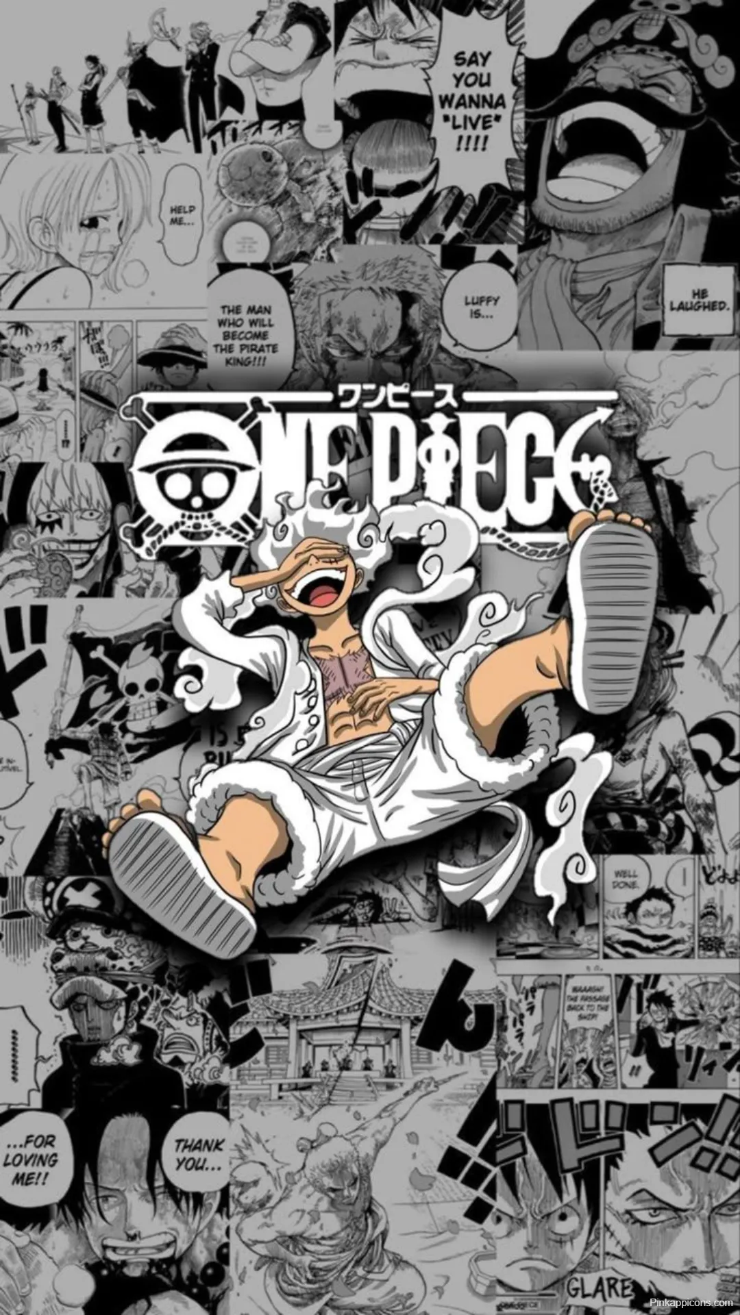 Cool Anime Wallpapers One Piece Luffy Gear 5 Manga Panel Collage Cool Anime Wallpapers One Piece Luffy Gear 5 Manga Panel Collage