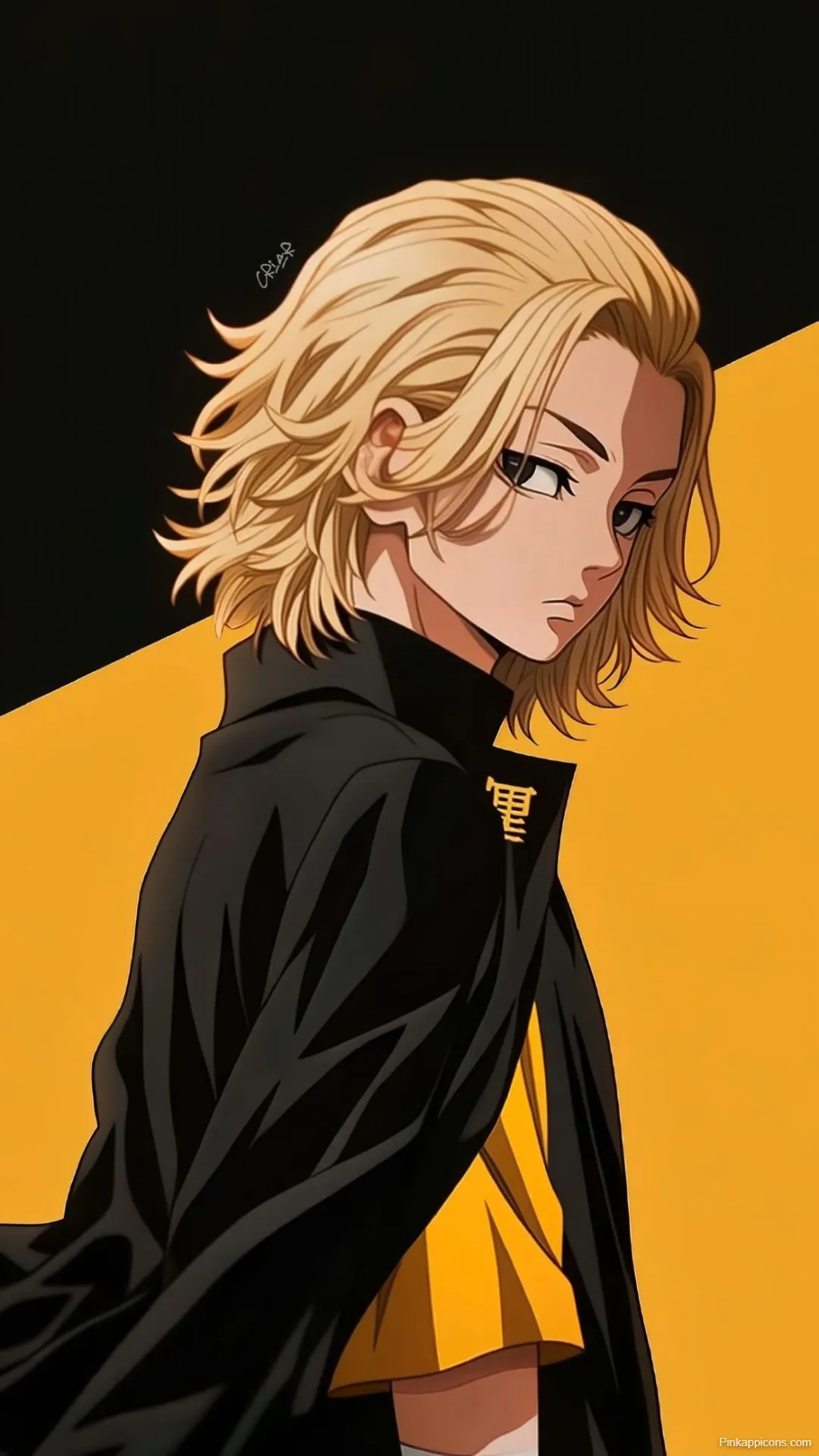 Cool Anime Wallpapers Tokyo Revengers Mikey Manjiro Sano in Black and Yellow Aesthetic Cool Anime Wallpapers Tokyo Revengers Mikey (Manjiro Sano) in Black and Yellow Aesthetic