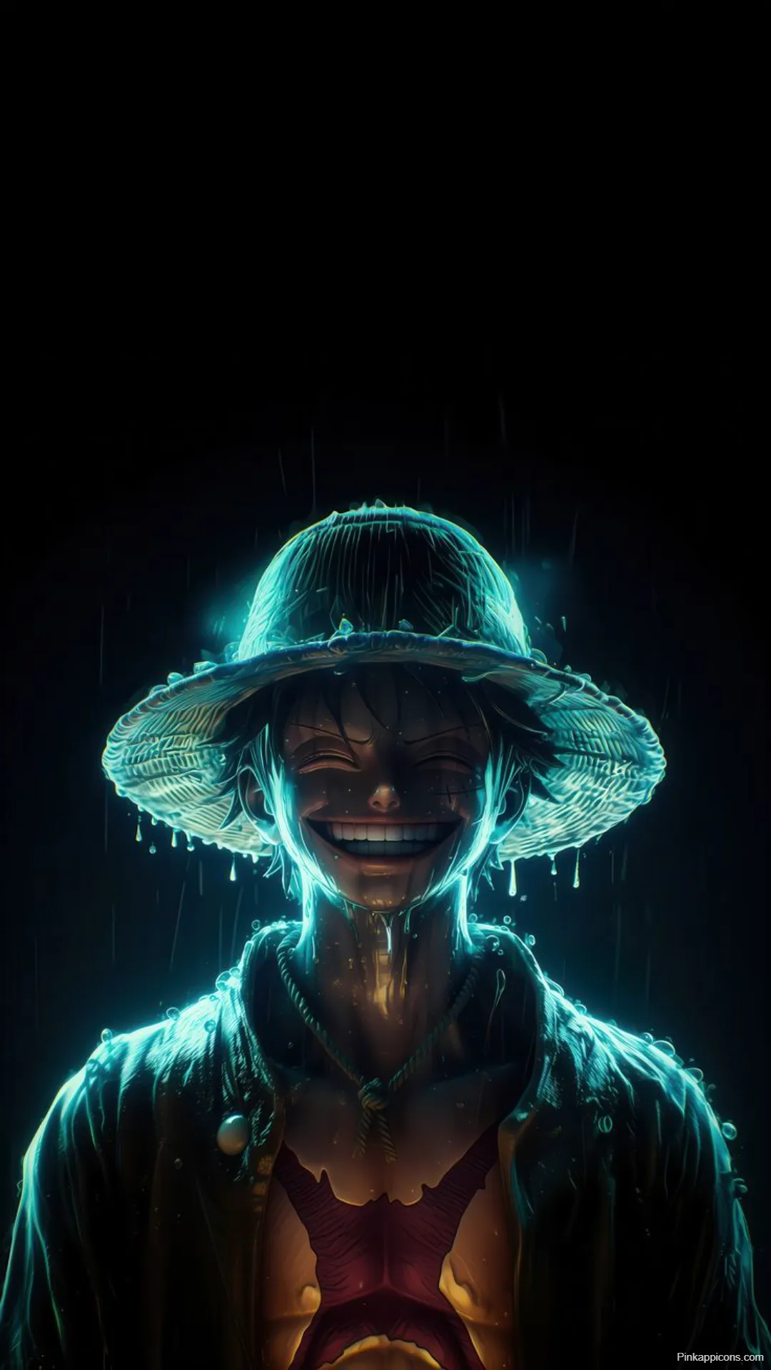 Cute Anime Wallpaper Happy Luffy in the Rain 4K Cute Anime Wallpaper Happy Luffy in the Rain 4K