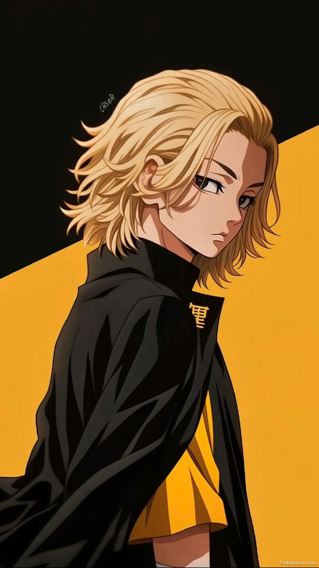 Cute Anime Wallpaper Manjiro Sano with Black and Yellow Aesthetic Cute Anime Wallpaper Manjiro Sano with Black and Yellow Aesthetic