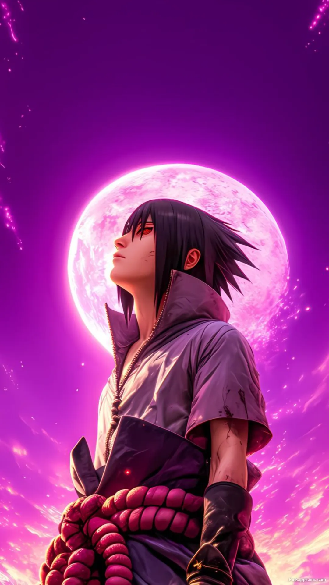 Cute Anime Wallpaper Sasuke Uchiha Under a Purple Sky Cute Anime Wallpaper Sasuke Uchiha Under a Purple Sky