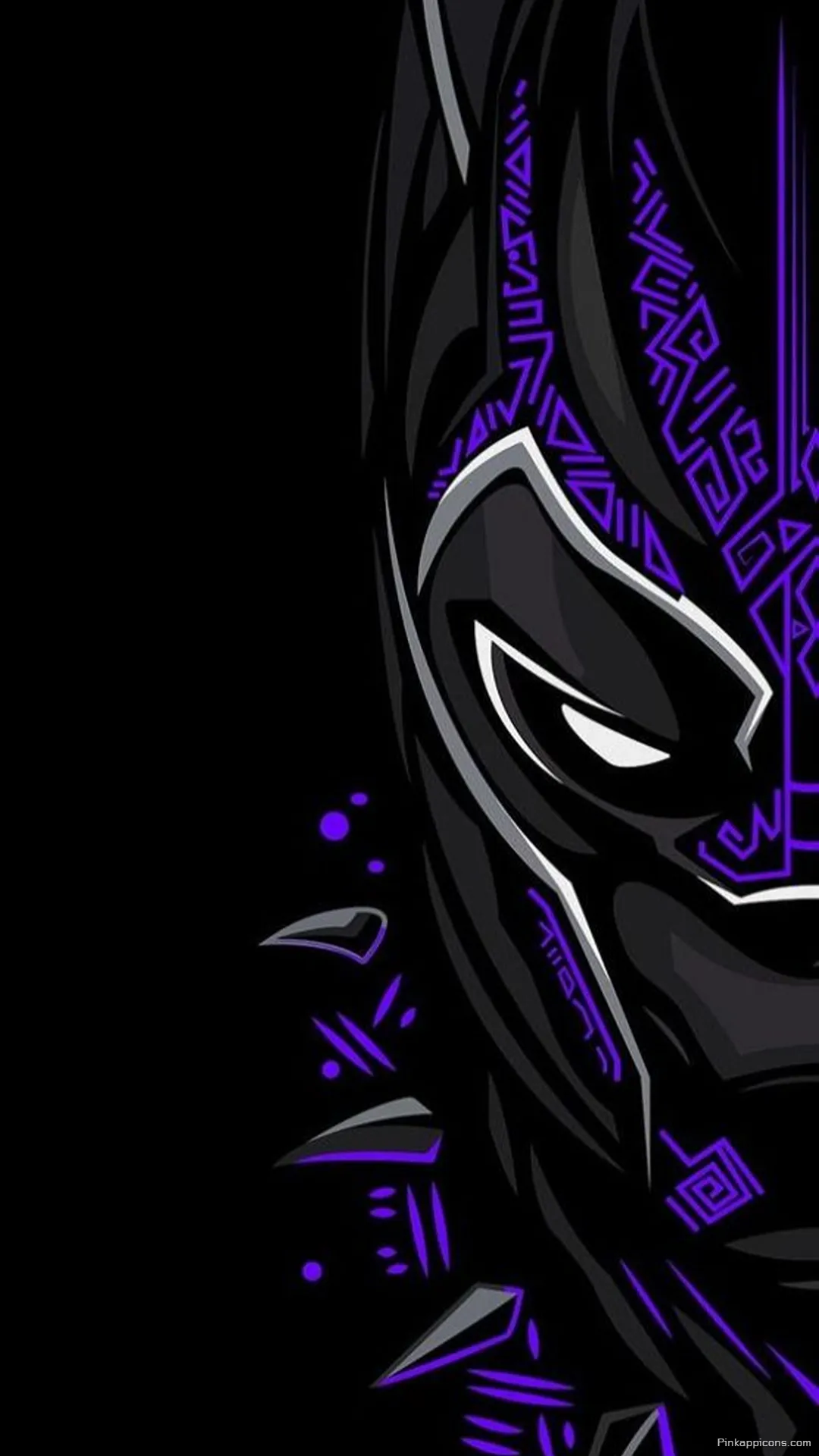 Dynamic Wakandan Black Panther Symbol Wallpaper – Cool Animated Phone Background Dynamic Wakandan Black Panther Symbol Wallpaper – Cool Animated Phone Background.