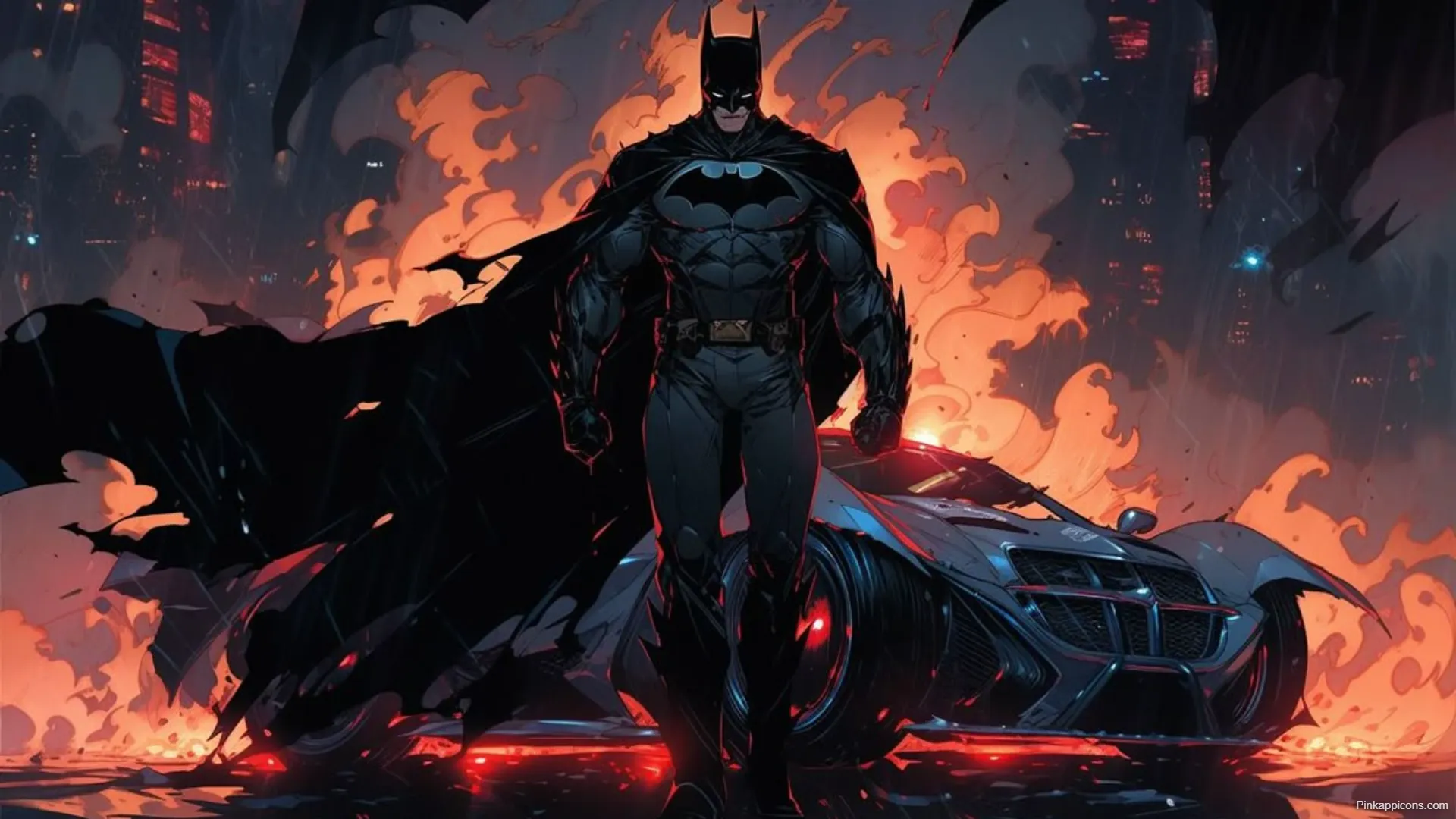 Explosive Batman Wallpaper Gothams Hero Desktop Background Explosive Batman Wallpaper Gotham’s Hero Desktop Background