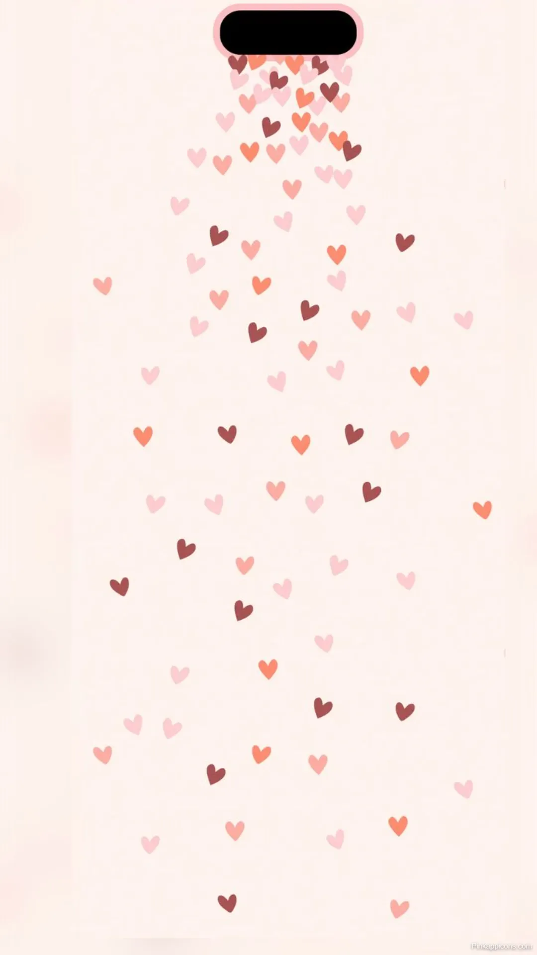 Falling Hearts Wallpaper for Phone Cute Love Wallpaper from Notch Falling Hearts Wallpaper for Phone Cute Love Wallpaper from Notch