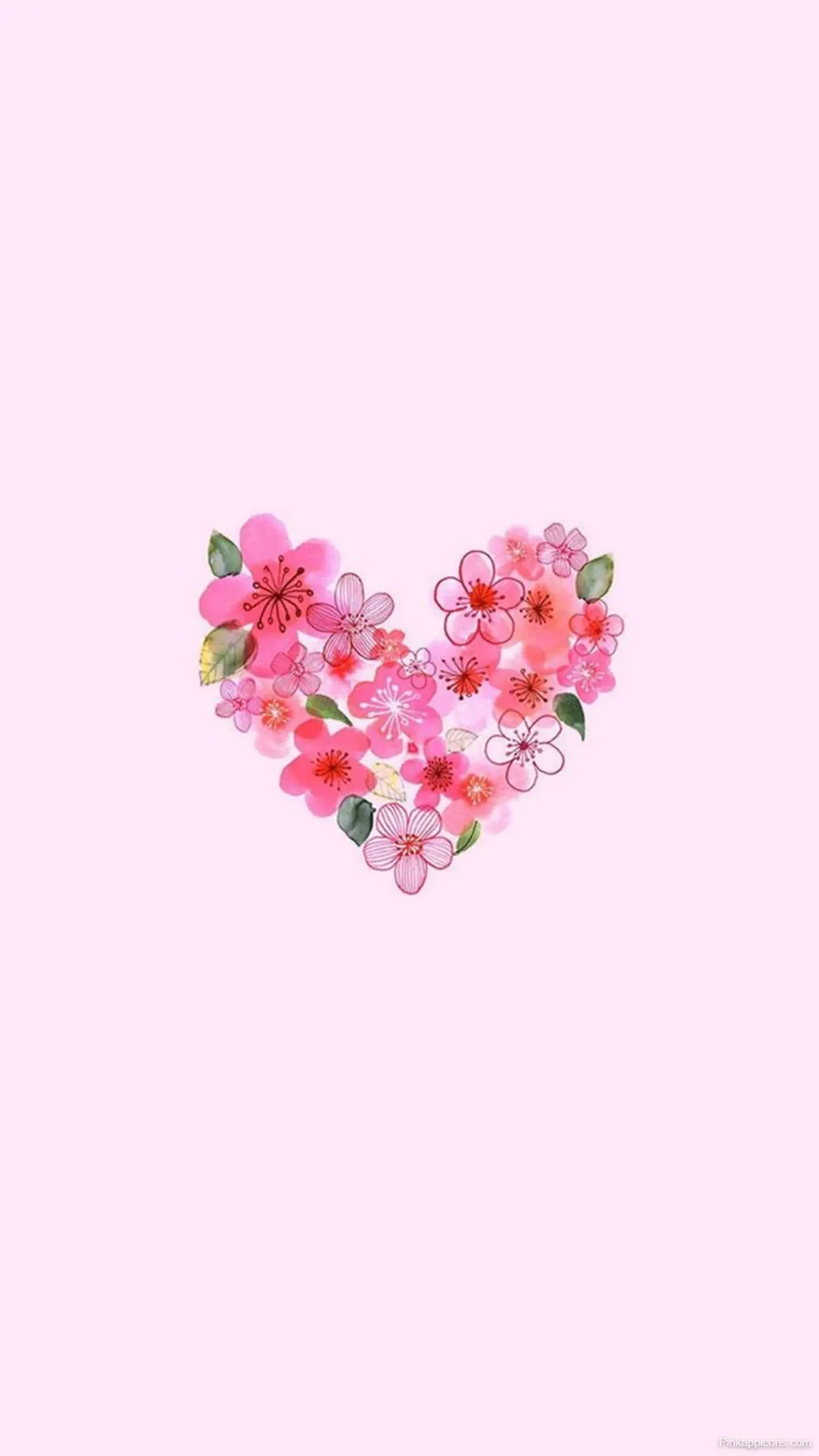 Floral Pink Heart Wallpaper Cute Aesthetic Blossom Wallpaper for Phone Floral Pink Heart Wallpaper Cute & Aesthetic Blossom Wallpaper for Phone