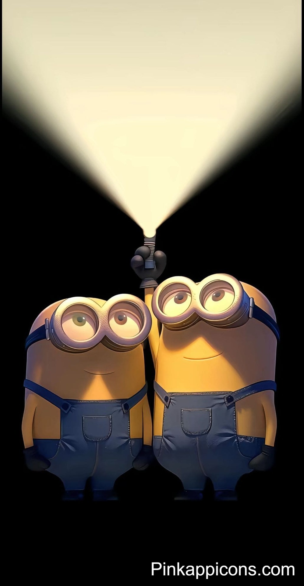 Funny Minions with Flashlight Cartoon Wallpaper for iPhone Funny Minions with Flashlight Cartoon Wallpaper for iPhone.