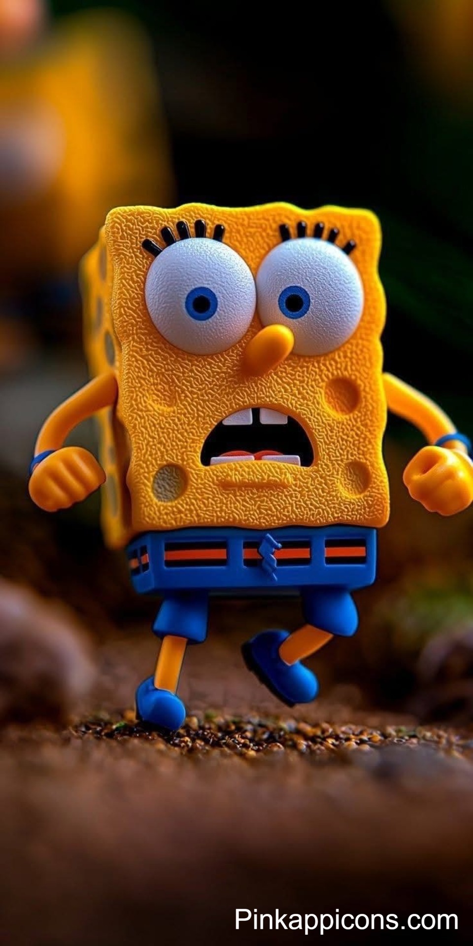 Funny Scared Spongebob Figure Cartoon Wallpaper – Animated Phone Background Funny Scared Spongebob Figure Cartoon Wallpaper – Animated Phone Background.