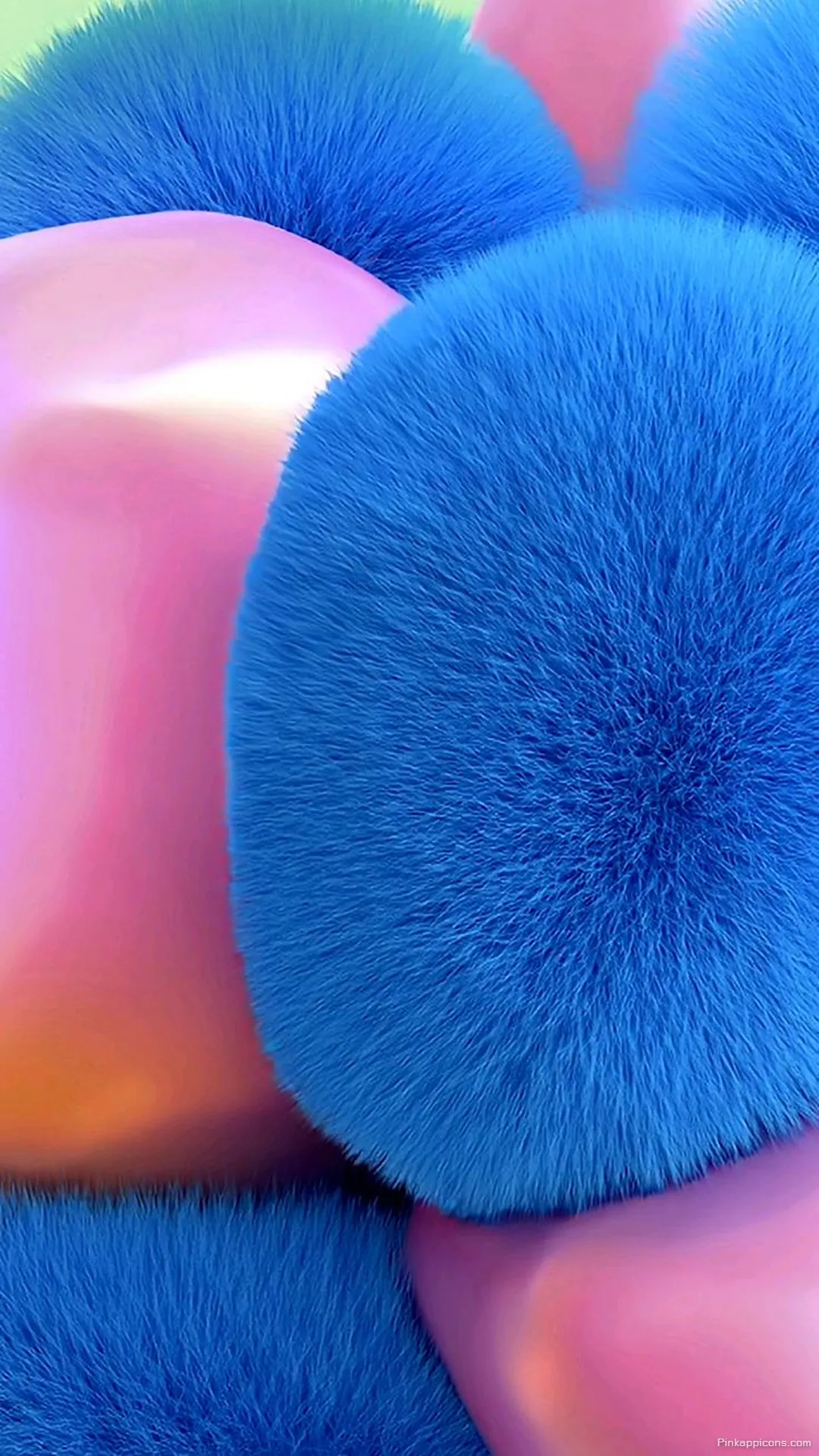 Furry Blue and Pink Abstract Samsung Wallpaper for Phone Furry Blue and Pink Abstract Samsung Wallpaper for Phone
