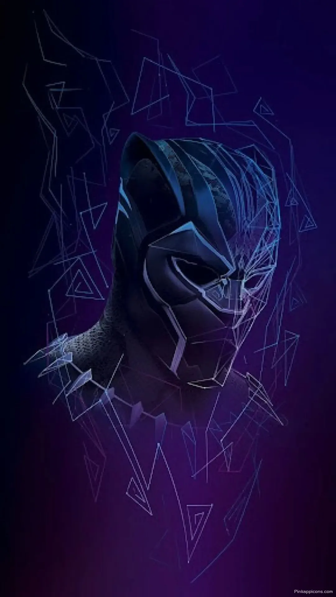 Geometric Black Panther Cartoon Wallpaper Abstract Superhero Phone Background Geometric Black Panther Cartoon Wallpaper Abstract Superhero Phone Background.