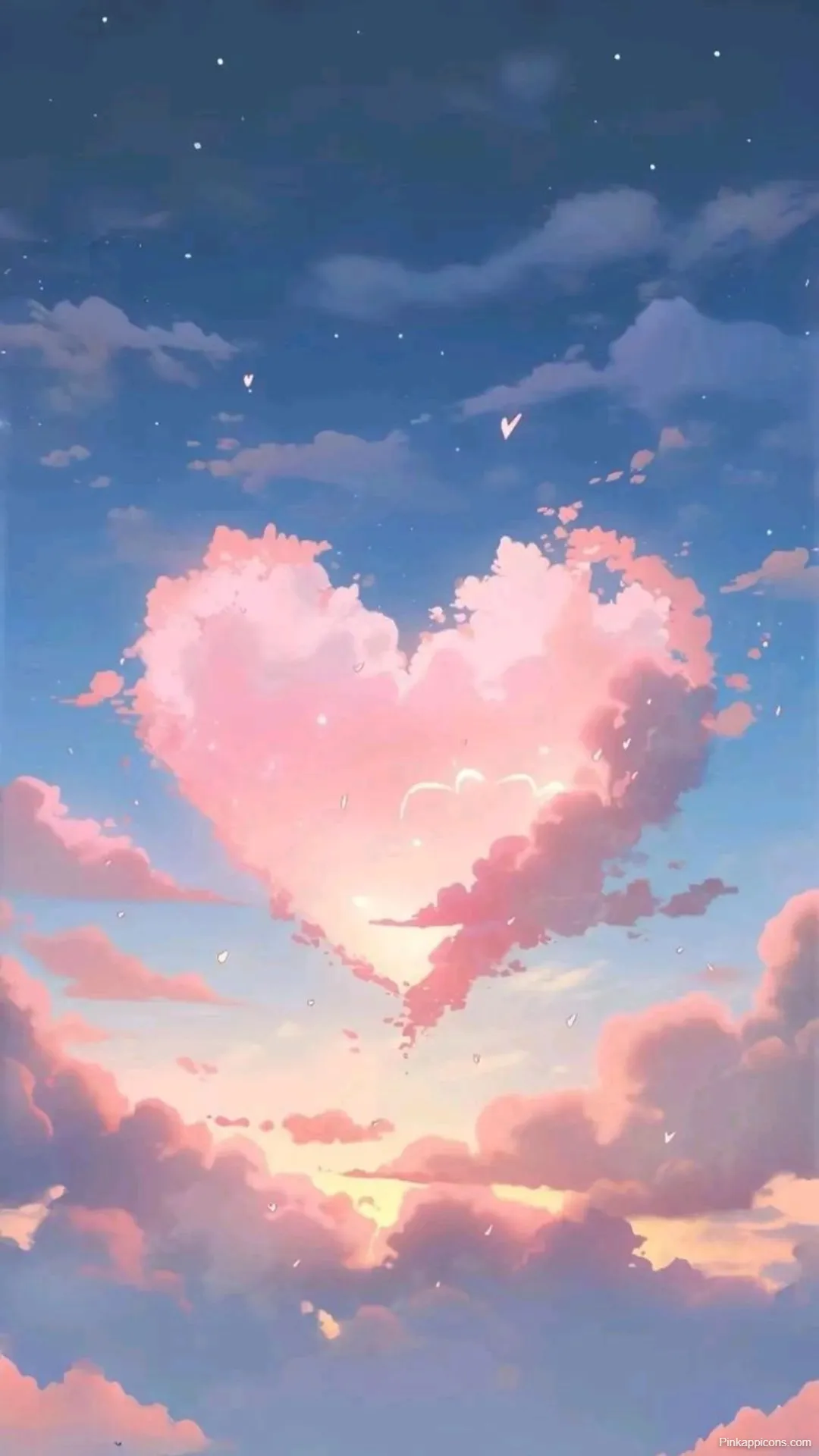 Heart Shaped Cloud Wallpaper HD Beautiful Sky Background for Phone Heart Shaped Cloud Wallpaper HD Beautiful Sky Background for Phone