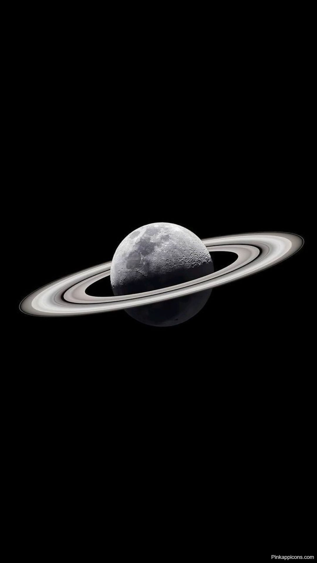 Keajaiban Saturnus Wallpaper Hitam Putih Planet Cincin di Keheningan Malam Keajaiban Saturnus Wallpaper Hitam Putih Planet Cincin di Keheningan Malam