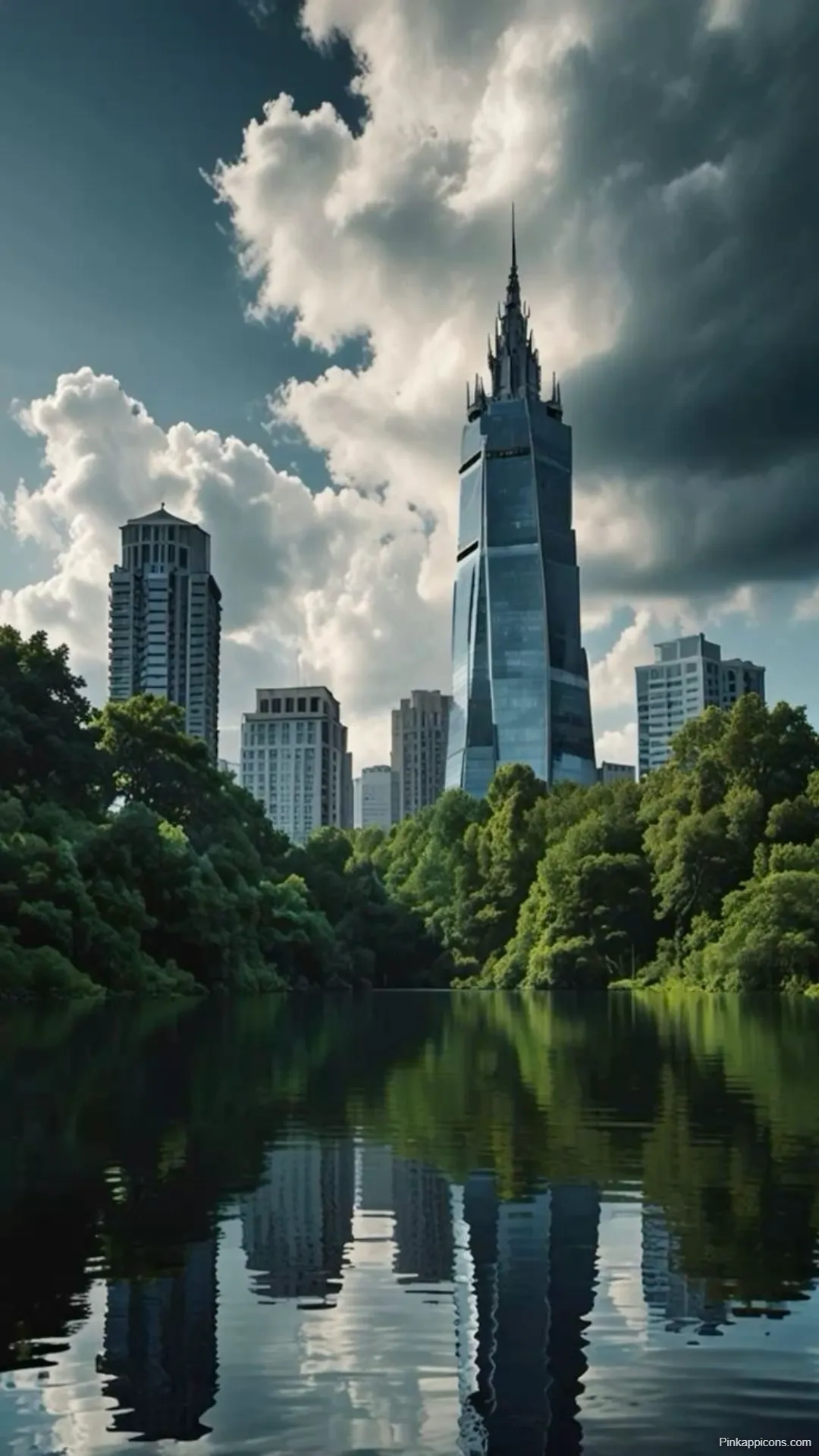 Lakeside City Skyline Reflection Wallpaper Nature Urban Skyline Wallpapers Lakeside City Skyline Reflection Wallpaper – Nature & Urban Skyline-Wallpapers