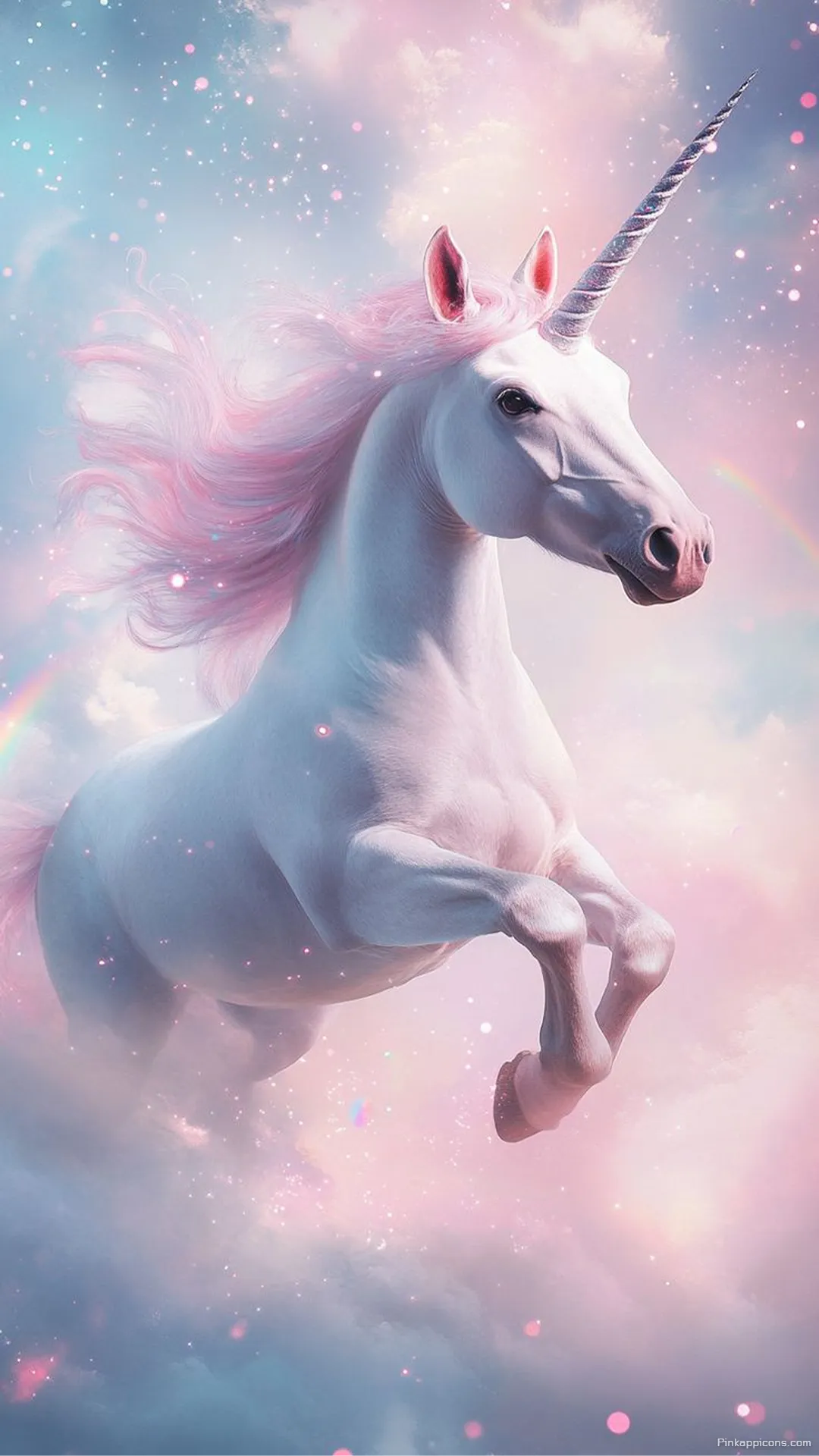 Magical Pink Sky Unicorn Wallpaper Sparkling Dreamy Phone Background Magical Pink Sky Unicorn Wallpaper Sparkling Dreamy Phone Background.