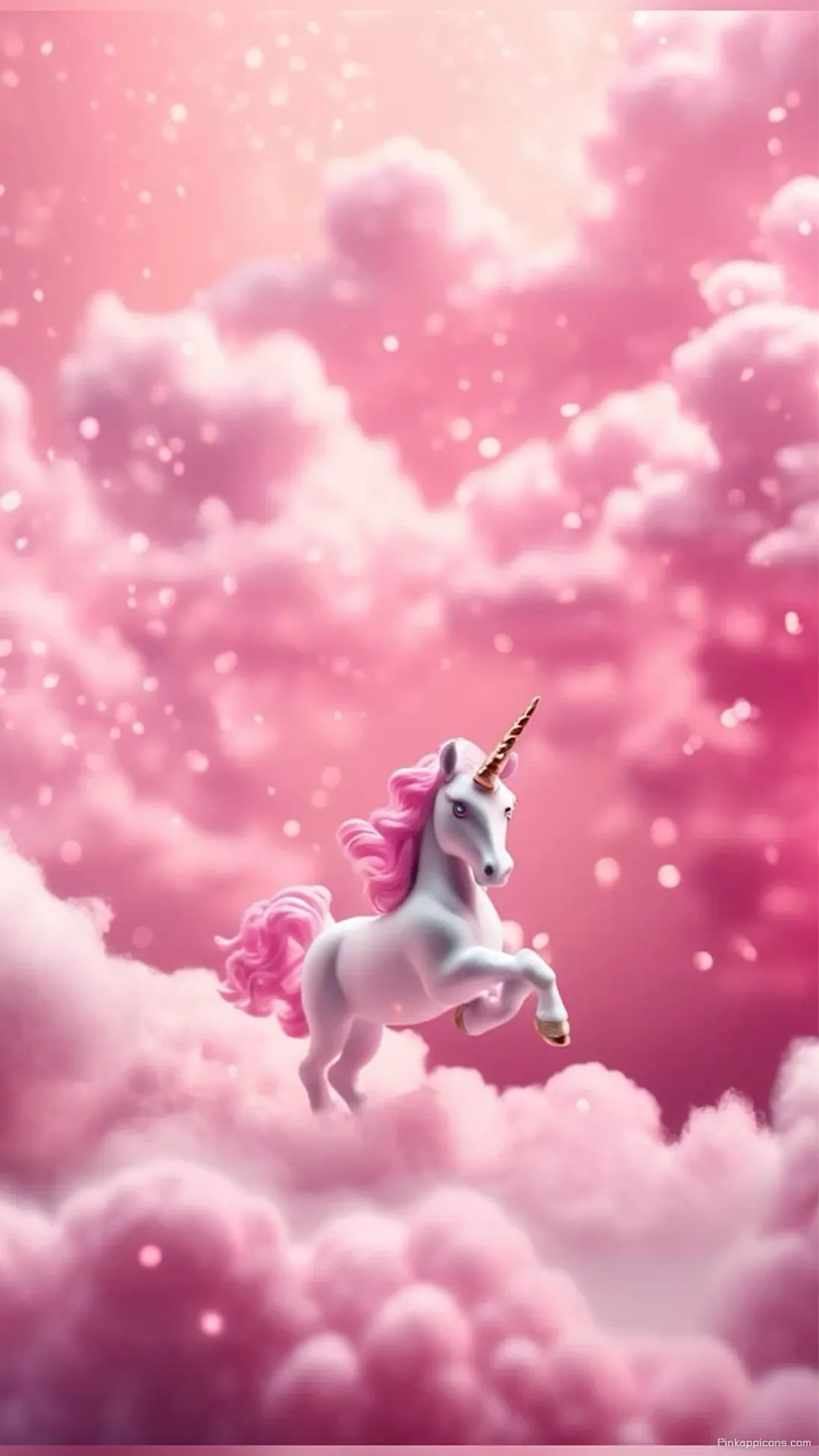 Magical Pink Unicorn in Clouds Wallpaper – Enchanting Phone Wallpaper Magical Pink Unicorn in Clouds Wallpaper – Enchanting Phone Wallpaper.