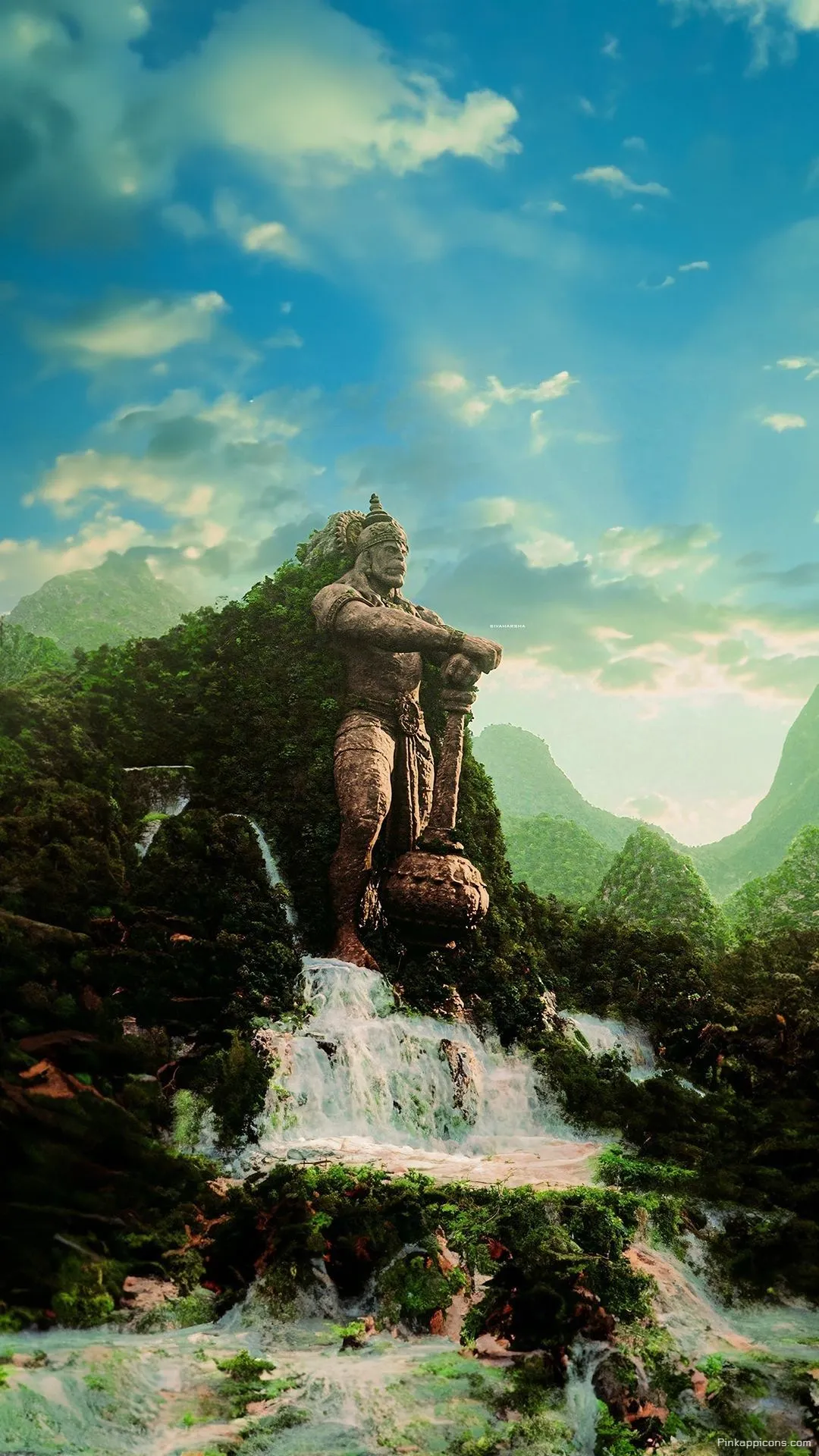 Majestic Hanuman Ji Wallpaper for iPhone – Natures Embrace Phone Background Majestic Hanuman Ji Wallpaper for iPhone – Nature’s Embrace Phone Background