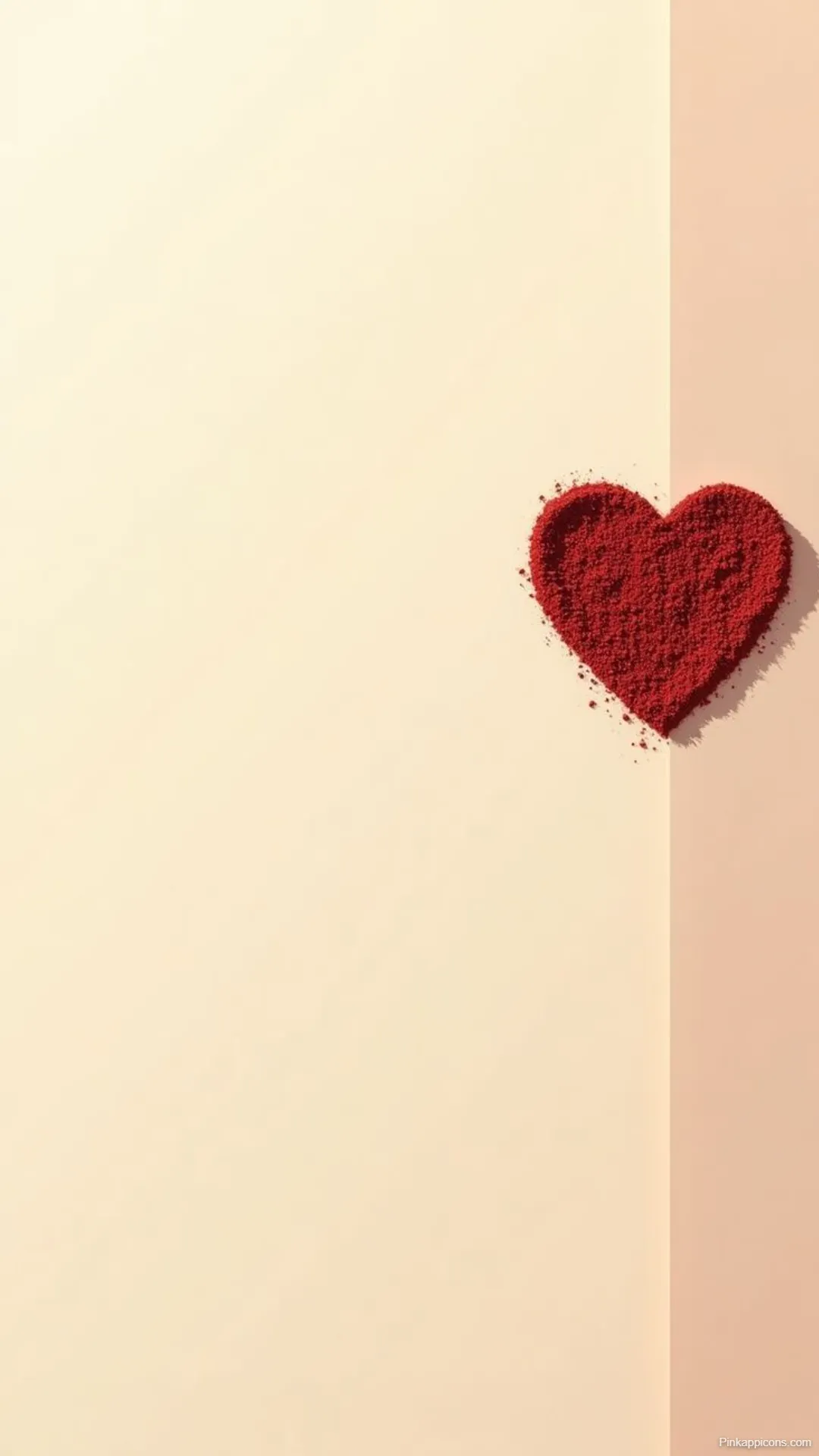 Minimalist Red Powder Heart Wallpaper Simple Clean Phone Wallpaper Minimalist Red Powder Heart Wallpaper Simple & Clean Phone Wallpaper