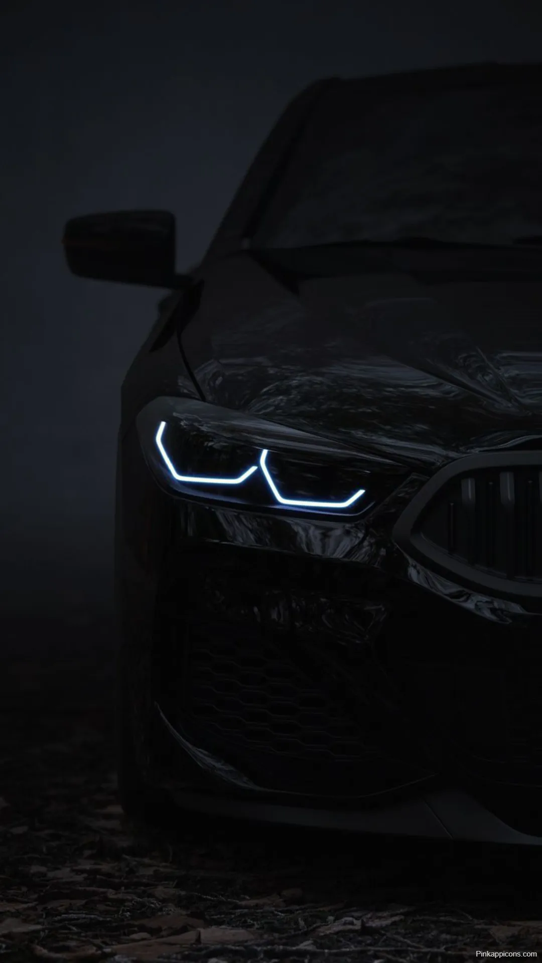 Modern BMW Laser Headlights Black Wallpapers [4K, HD]