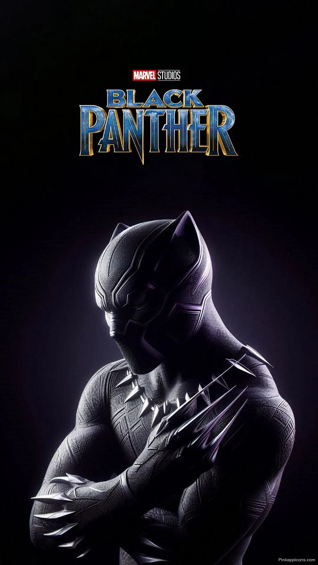 Powerful Black Panther Suit Cartoon Wallpaper – Heroic Phone Wallpaper Powerful Black Panther Suit Cartoon Wallpaper – Heroic Phone Wallpaper.