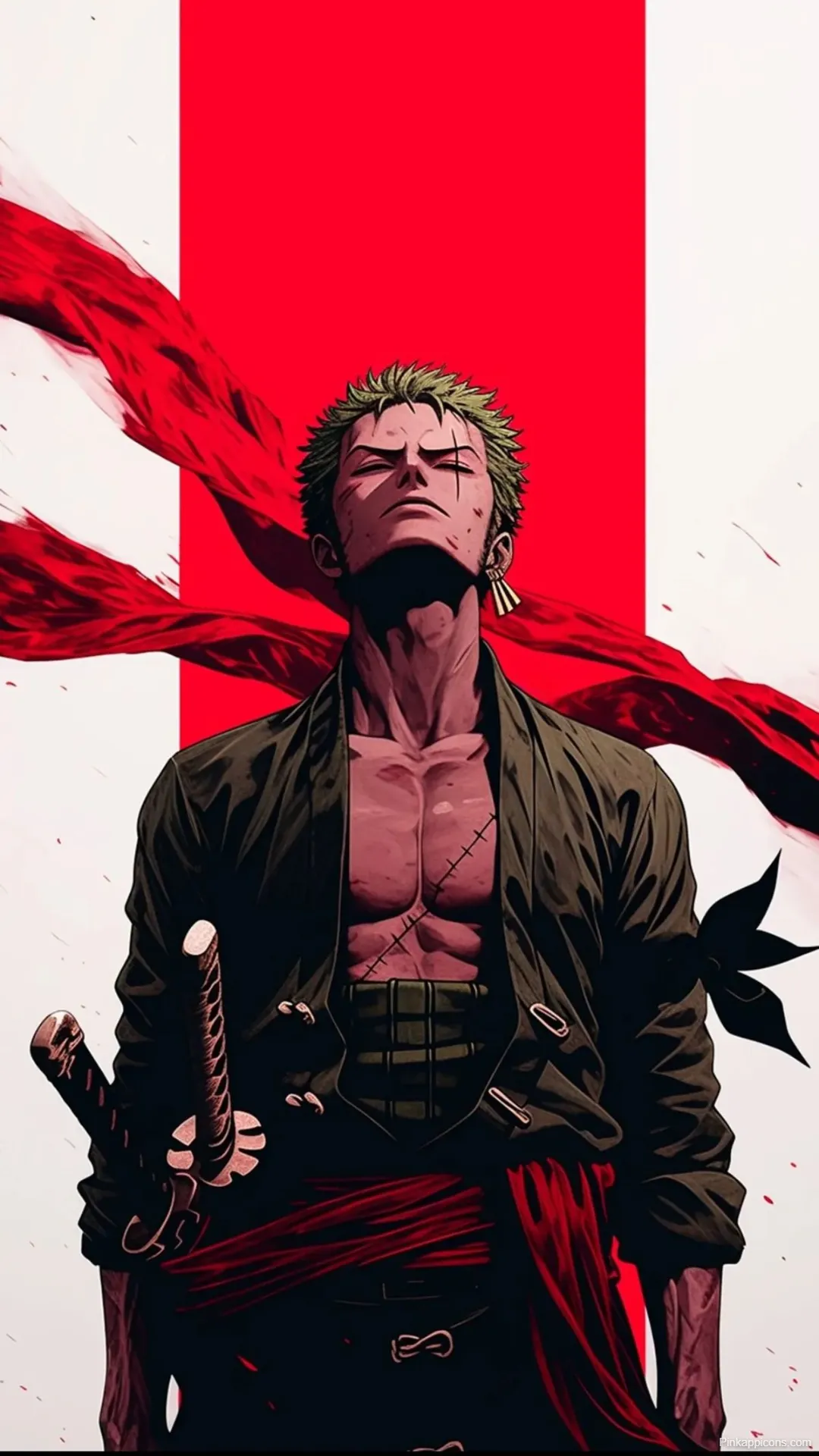 Roronoa Zoro Red White One Piece Wallpaper Dynamic Law One Piece Wallpapers for Fans Roronoa Zoro Red & White One Piece Wallpaper – Dynamic Law-One-Piece-Wallpapers for Fans