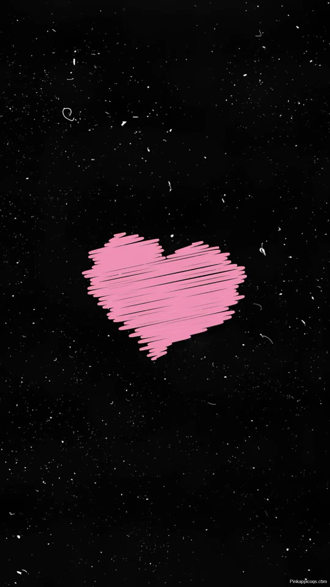 Scribble Pink Heart Wallpaper Aesthetic Dust Stars Background for Phone Scribble Pink Heart Wallpaper Aesthetic Dust & Stars Background for Phone