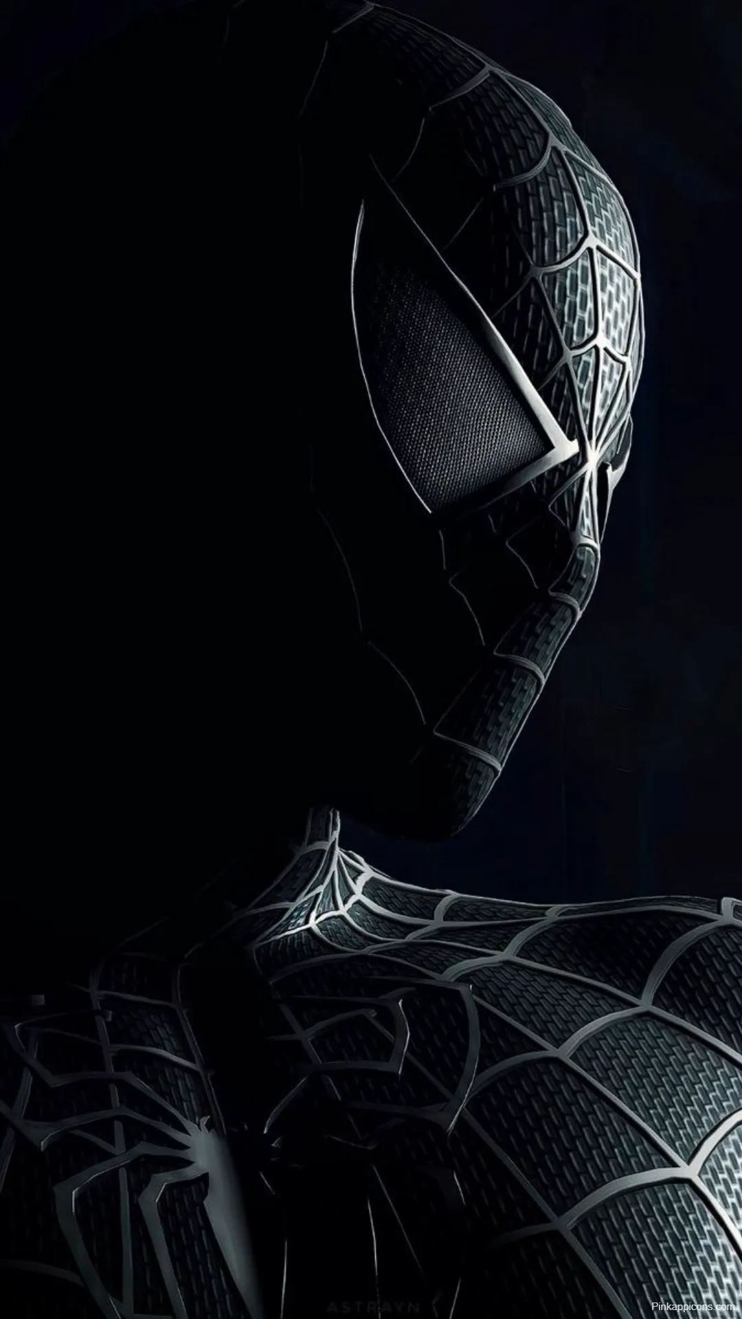 Spider-Man 3 Symbiote Suit Black Wallpapers [4K]