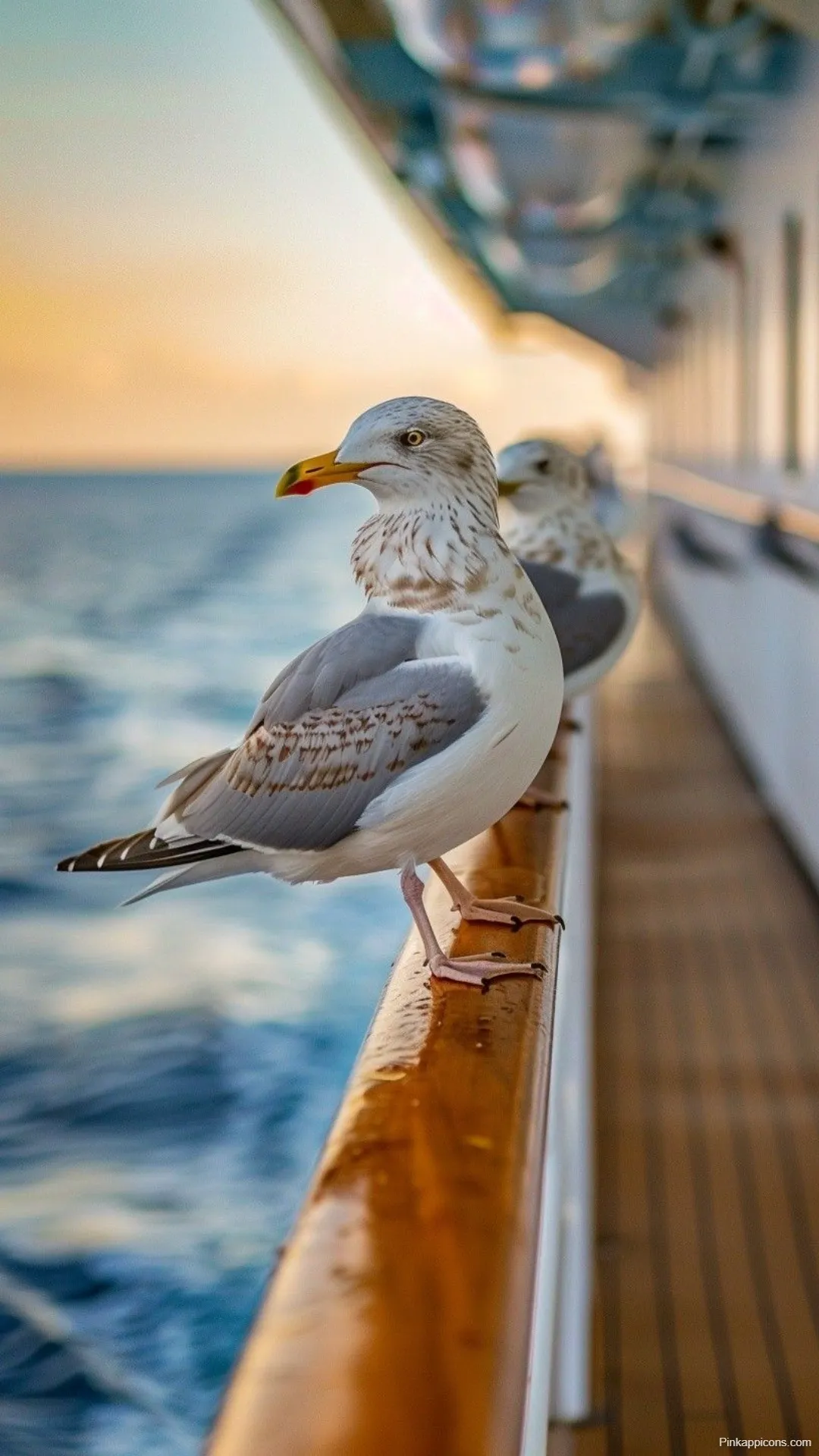 Stunning Bird Wallpaper Close Up of a Seagull on a Cruise Ship Best Bird Wallpapers Stunning Bird Wallpaper Close-Up of a Seagull on a Cruise Ship – Best Bird Wallpapers