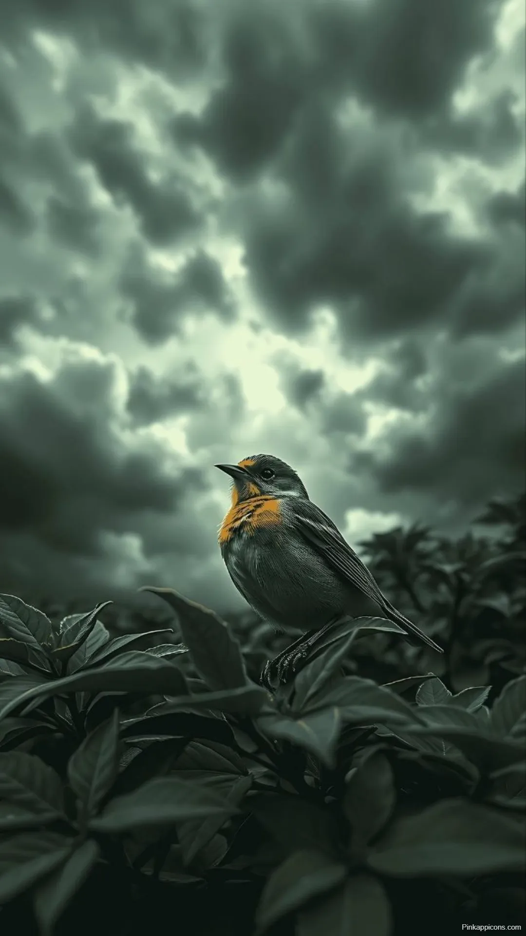 Stunning Bird Wallpaper Vibrant Robin Against a Stormy Background Best Bird Wallpapers Stunning Bird Wallpaper Vibrant Robin Against a Stormy Background – Best Bird Wallpapers