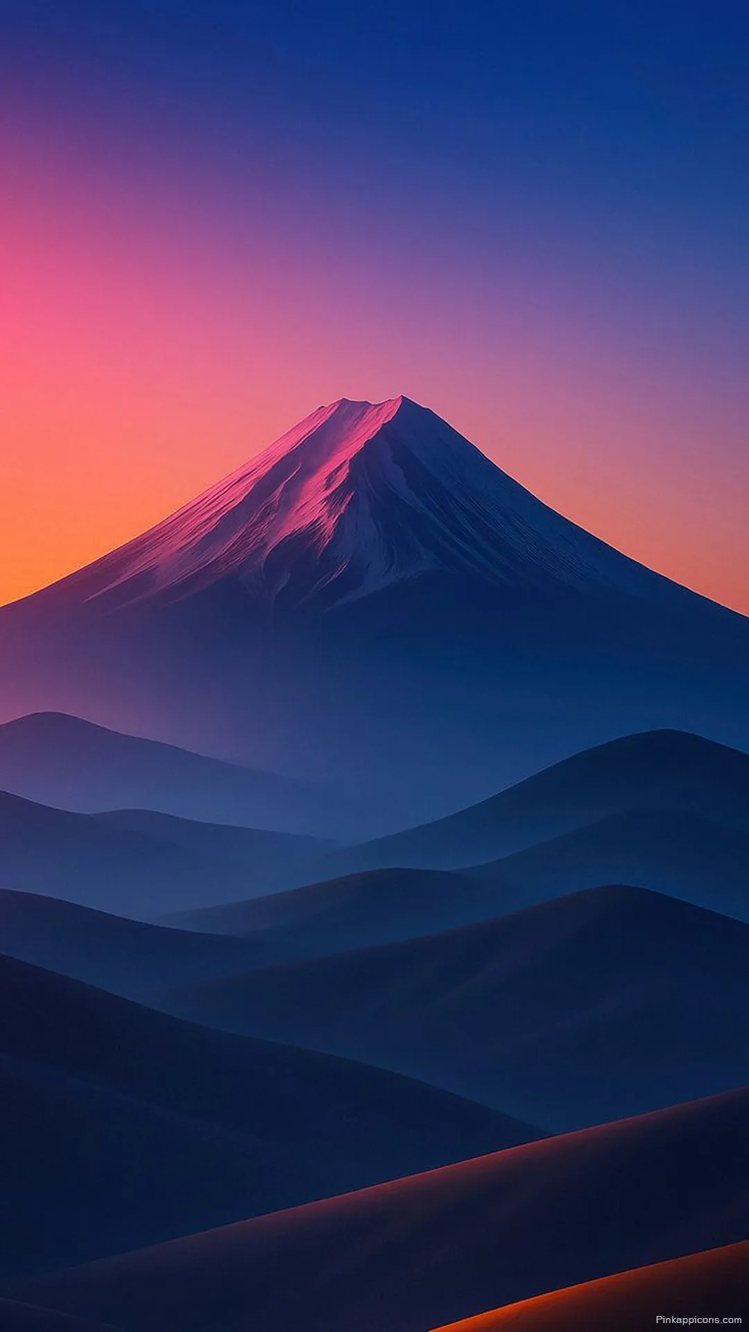 Stunning Gradient Mountain Samsung Wallpaper for Phone Stunning Gradient Mountain Samsung Wallpaper for Phone