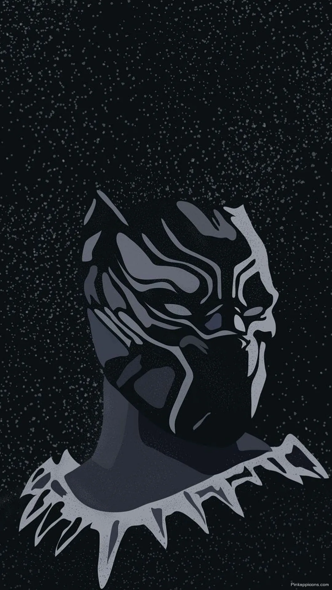 Stylized Black Panther Cartoon Wallpaper Minimalist Hero for iPhone Stylized Black Panther Cartoon Wallpaper Minimalist Hero for iPhone.