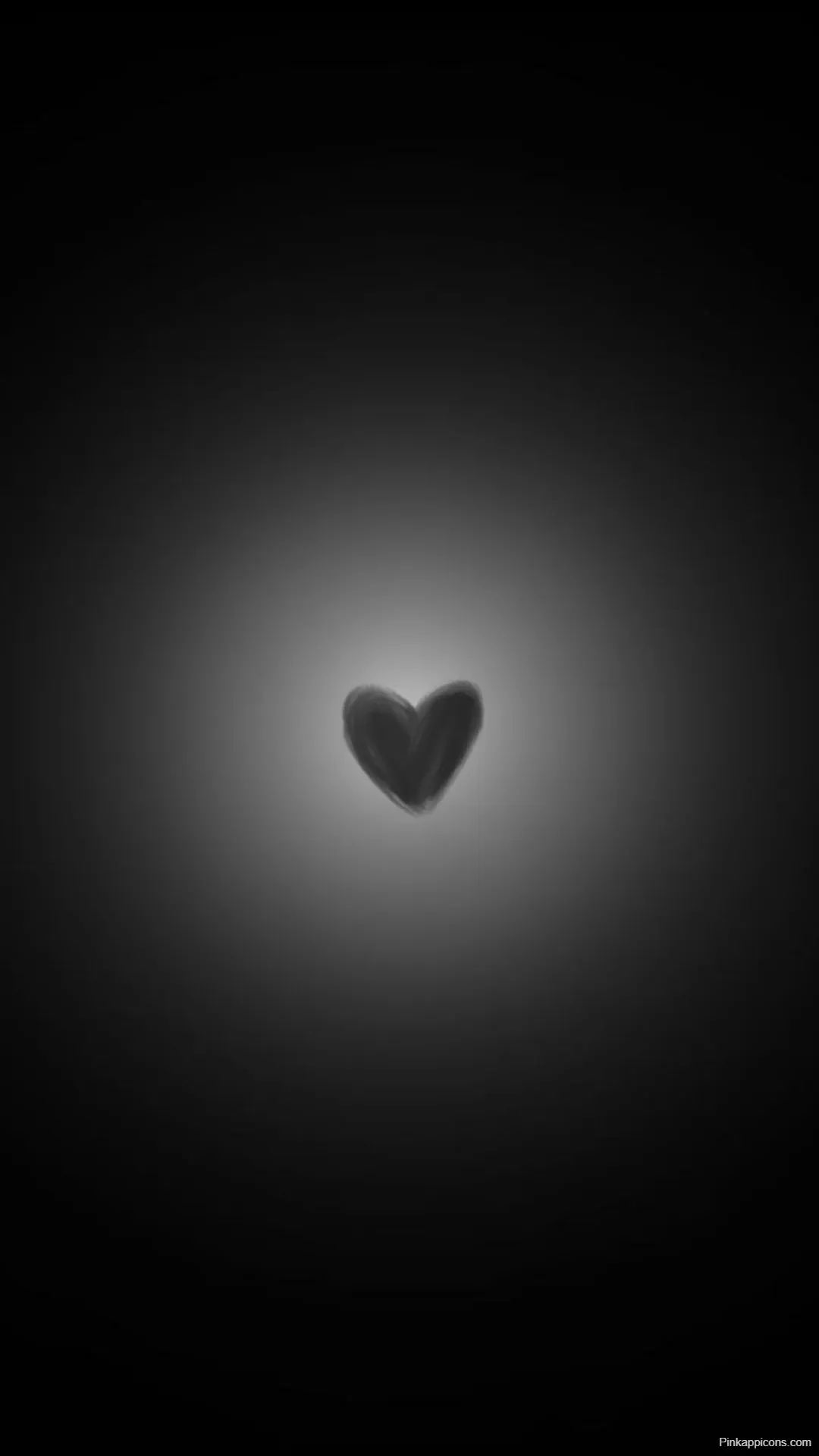 Subtle Dark Heart Wallpaper Gradient Aesthetic for Phone Subtle Dark Heart Wallpaper Gradient Aesthetic for Phone