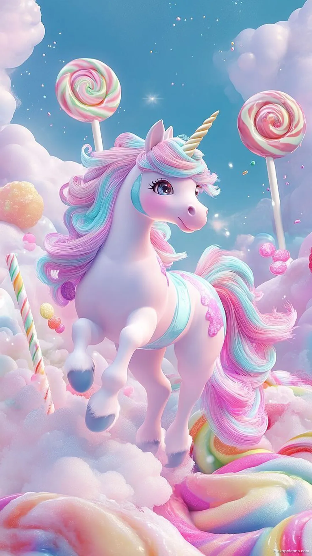 Sweet Pastel Unicorn Wallpaper – Colorful Fantasy Phone Wallpaper Sweet Pastel Unicorn Wallpaper – Colorful Fantasy Phone Wallpaper.