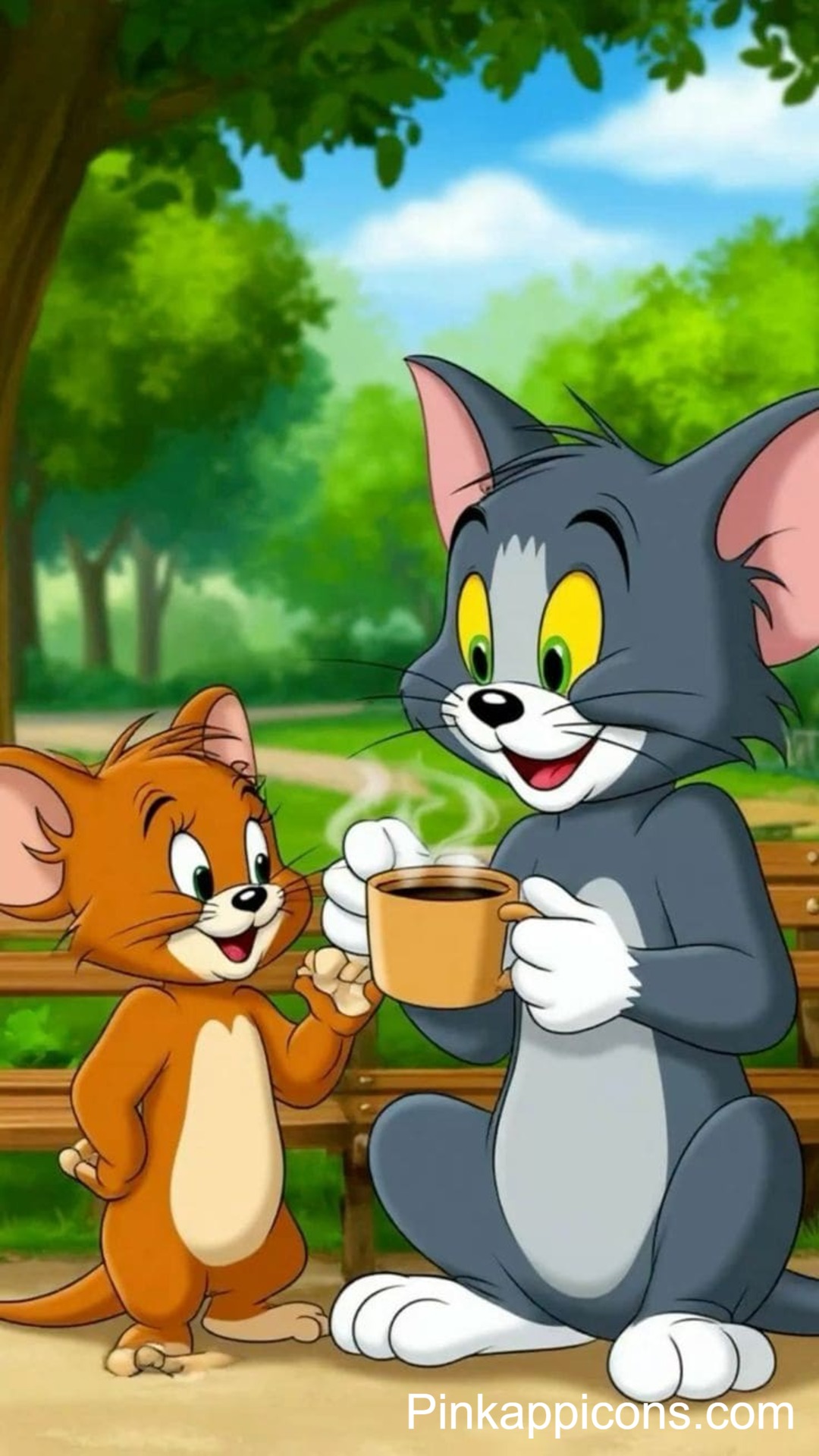 Tom and Jerry Coffee Time Cartoon Wallpaper for iPhone Fun Tom and Jerry Coffee Time Cartoon Wallpaper for iPhone Fun.