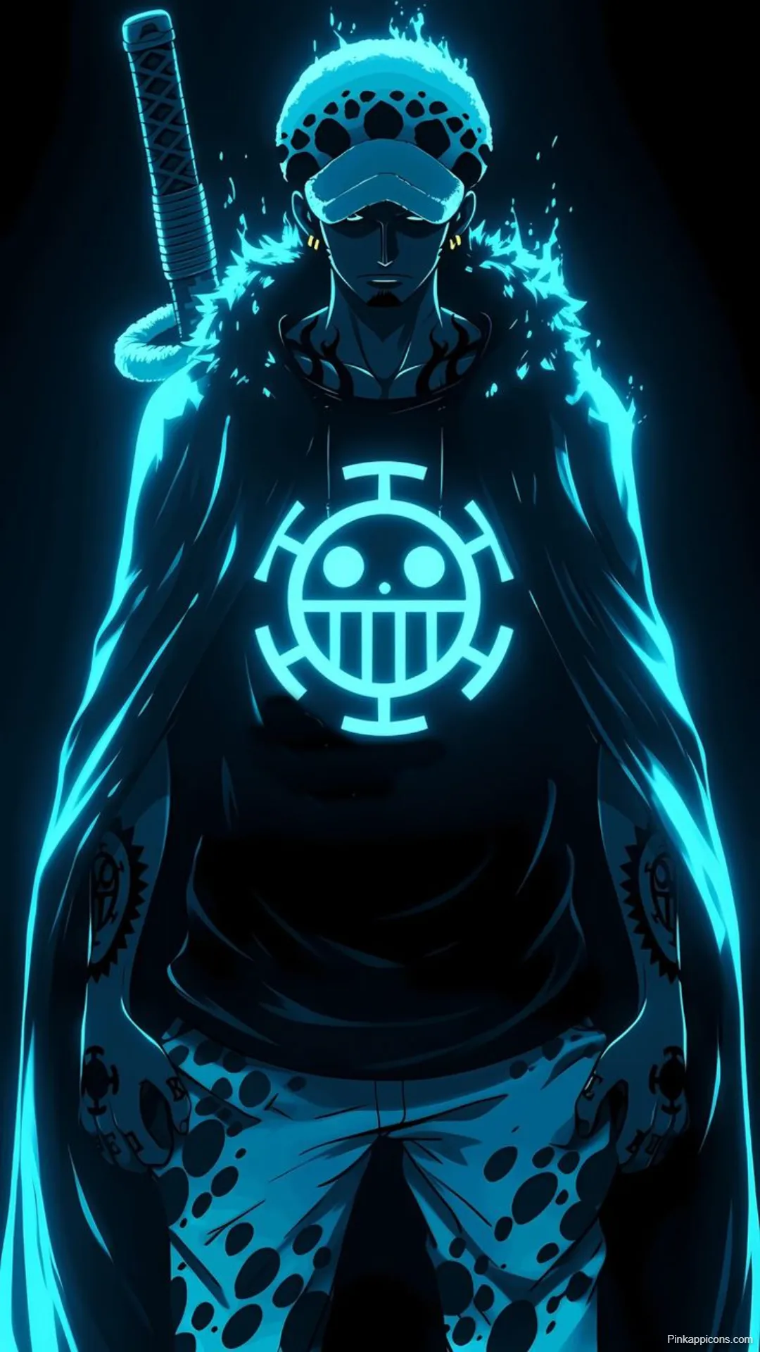Trafalgar Law Blue Neon Glow Wallpaper Dark Law One Piece Wallpapers for Fans Trafalgar Law Blue Neon Glow Wallpaper – Dark Law-One-Piece-Wallpapers for Fans