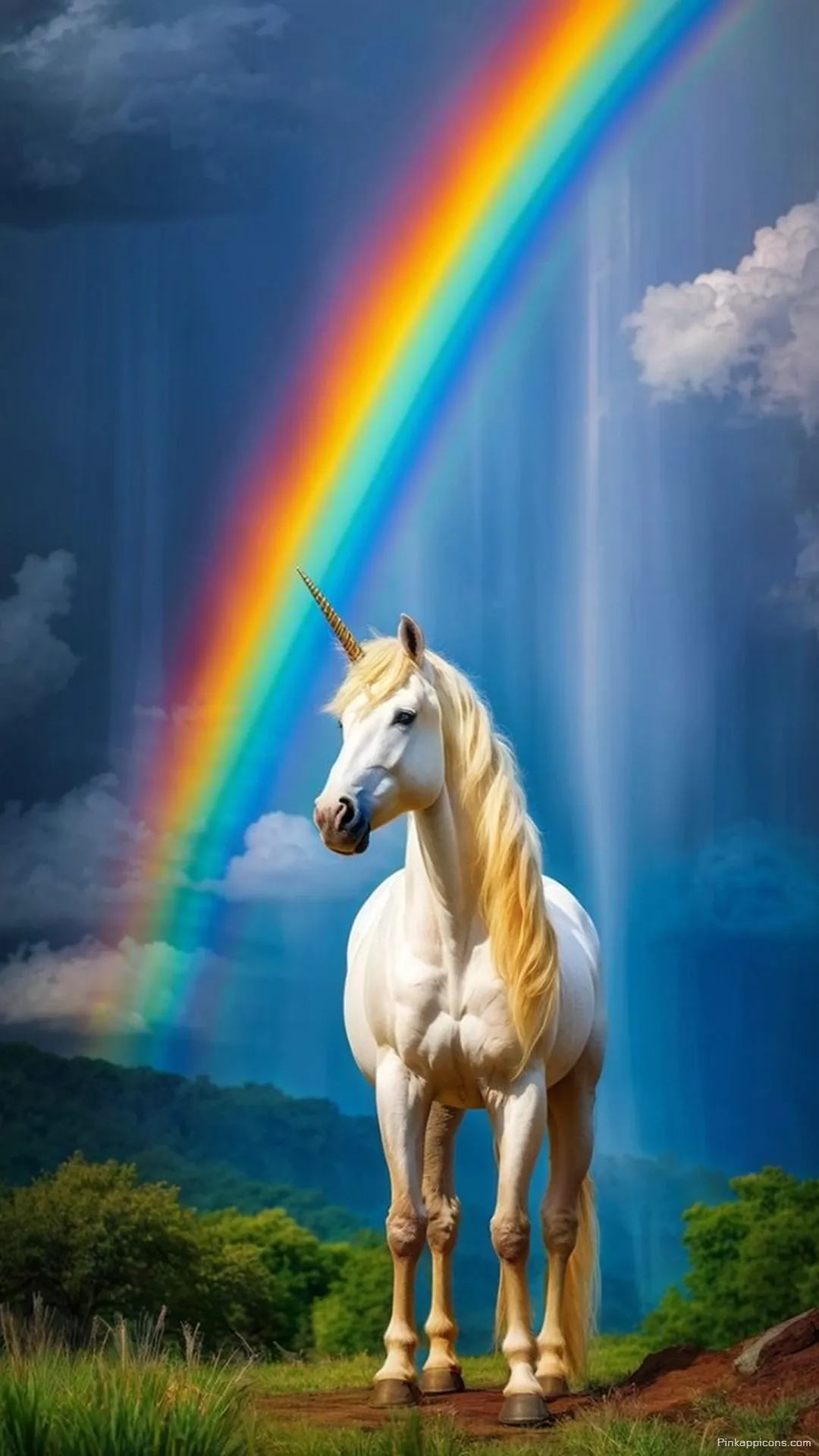 Vibrant Rain and Rainbow Unicorn Wallpaper – Mythical Creature iPhone Wallpaper Vibrant Rain and Rainbow Unicorn Wallpaper – Mythical Creature iPhone Wallpaper.