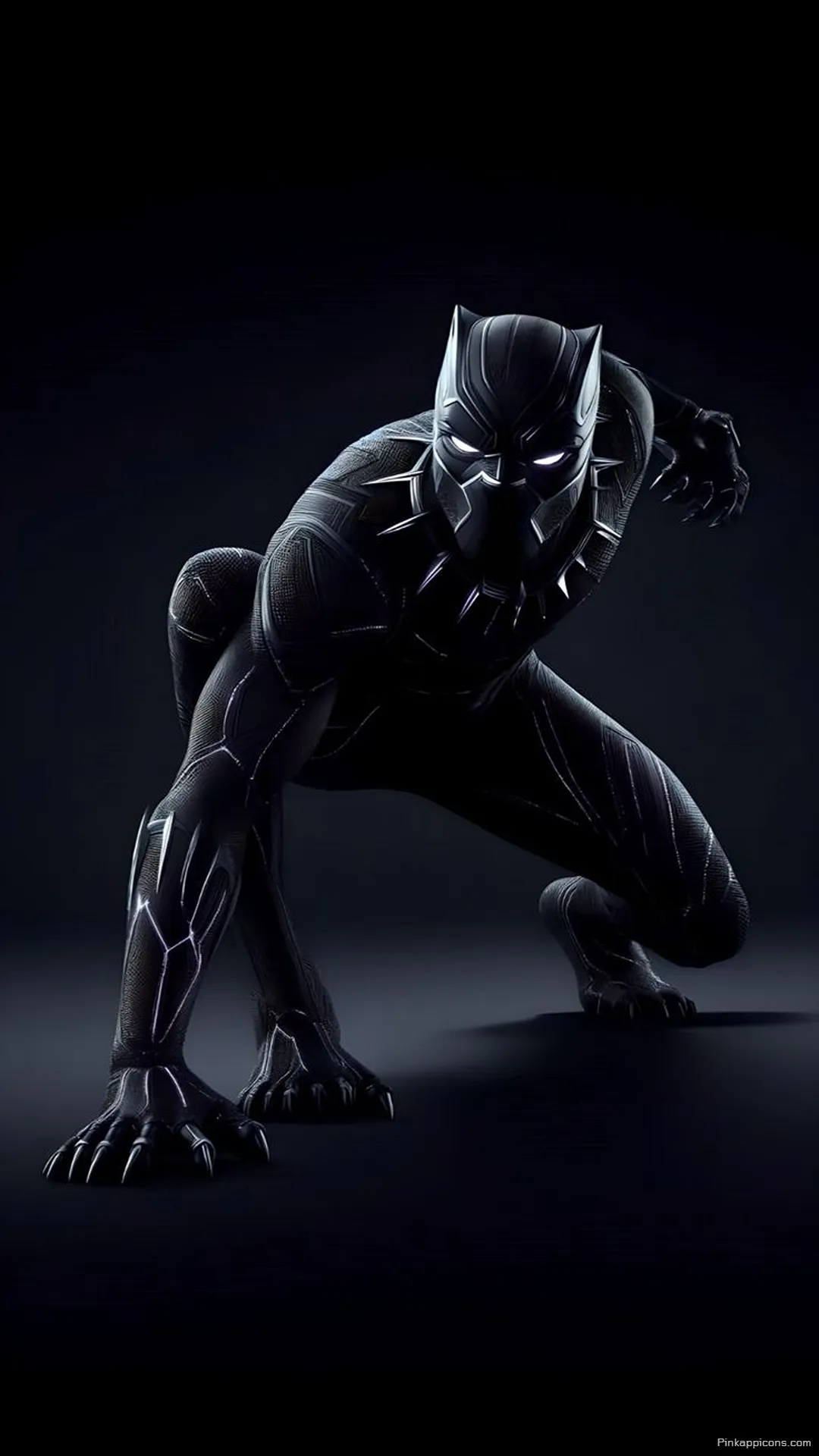 Vibrant Wakandan Warrior Black Panther Cartoon Wallpaper Dark Theme for iPhone Vibrant Wakandan Warrior Black Panther Cartoon Wallpaper Dark Theme for iPhone.