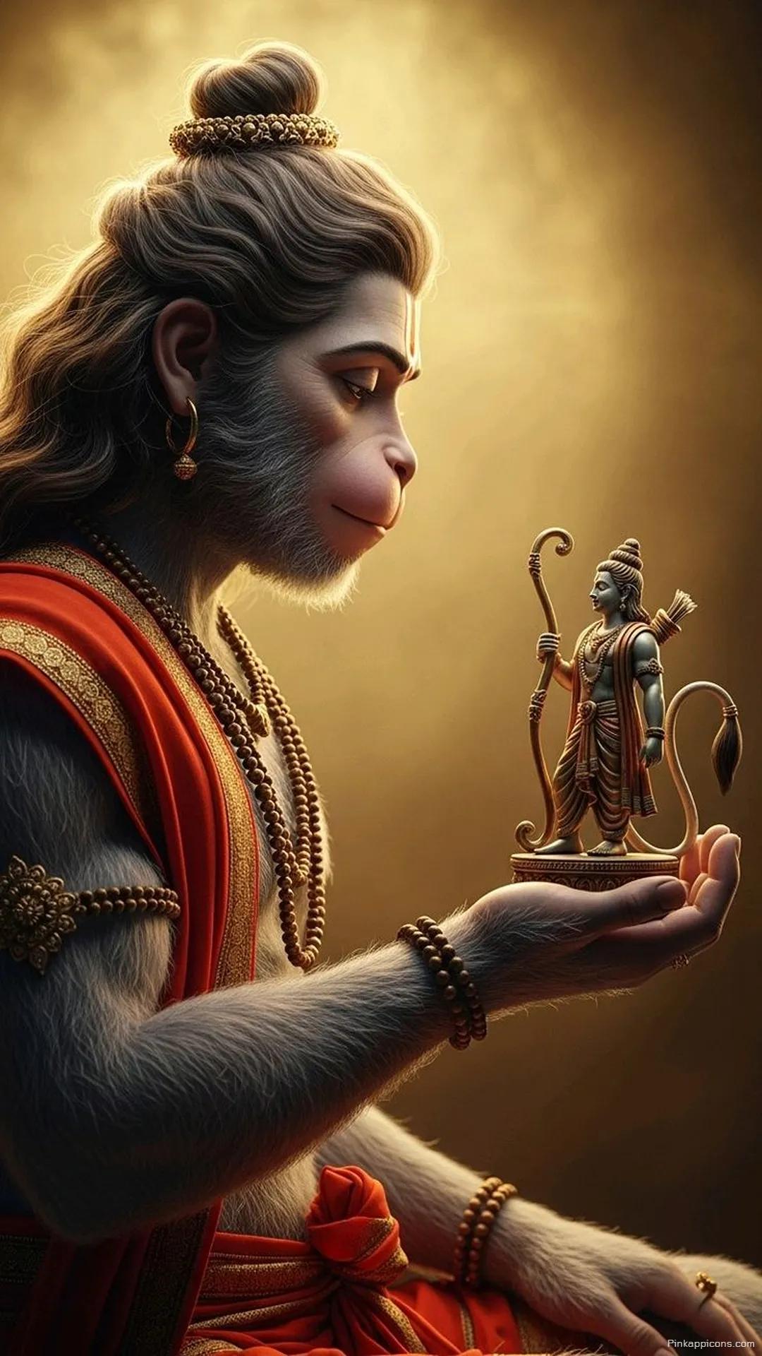 iPhone Hanuman Wallpaper Lord Ramas Devotee Holding Deity Statue iPhone Hanuman Wallpaper Lord Rama’s Devotee Holding Deity Statue