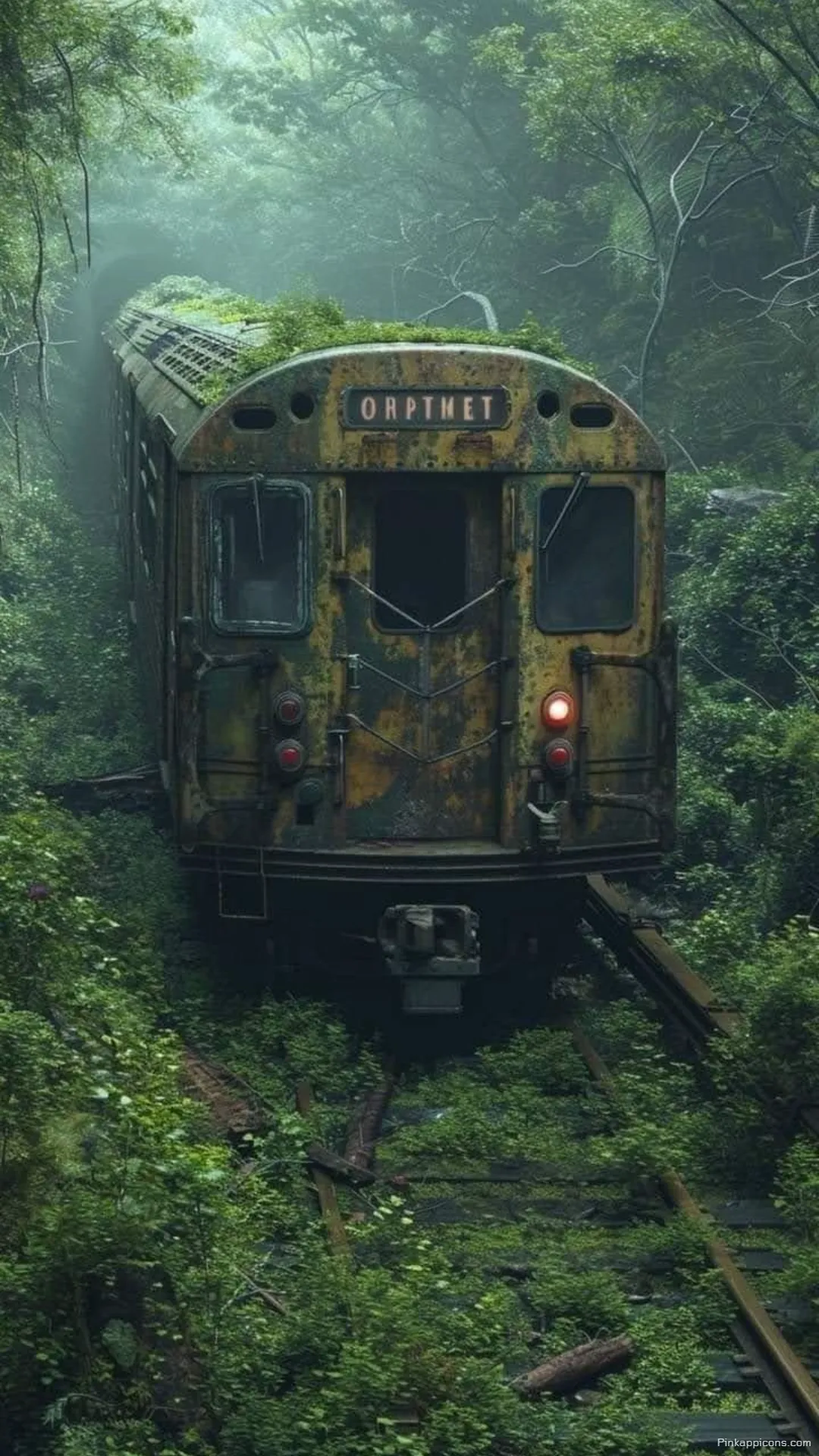 Abandoned Train Nature Wallpaper for Phone Overgrown Forest Abandoned Train Nature Wallpaper for Phone Overgrown Forest